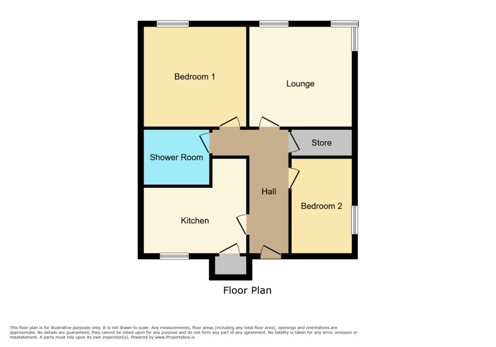 Flat 4,, 7 Tower Street, Rothesay floorplan