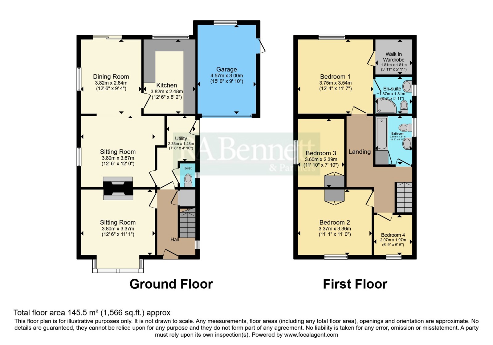 Homeleigh,, Evesham Road, Worcestershire floorplan