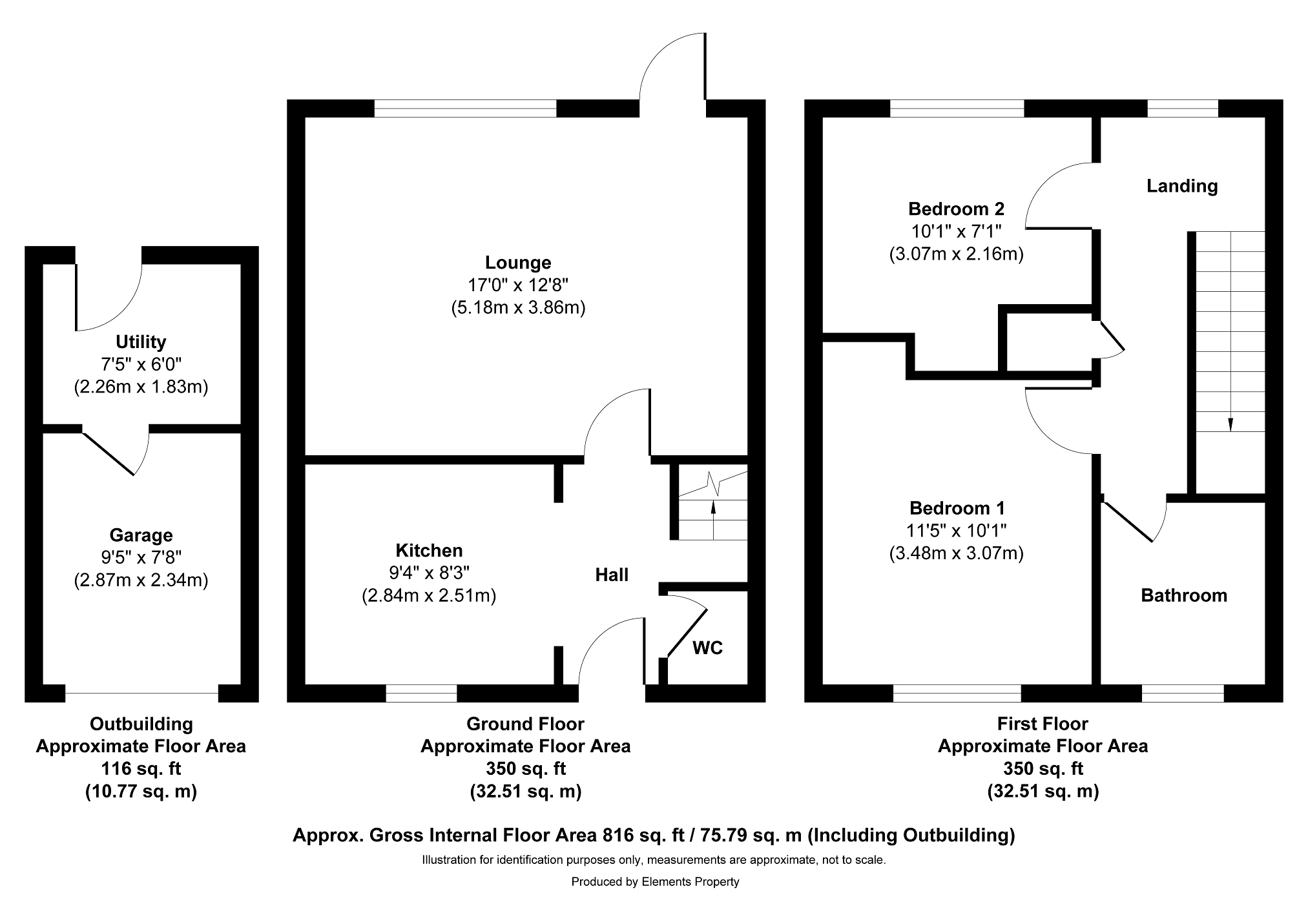 29, Kelmscott Rise, Crawley floorplan