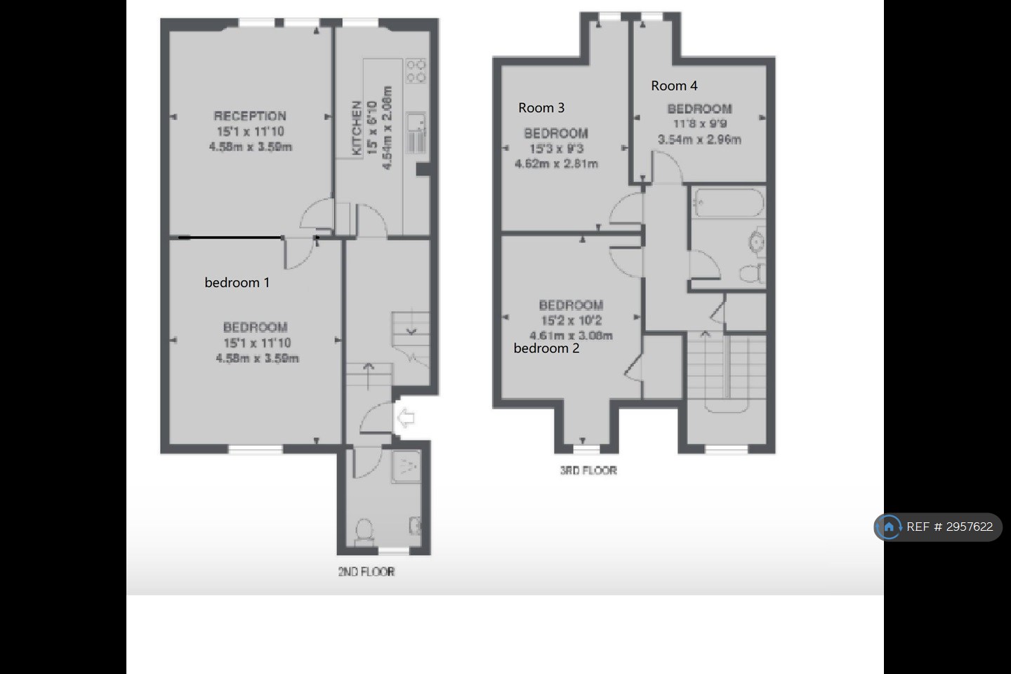 Gwendwr Road, London floorplan