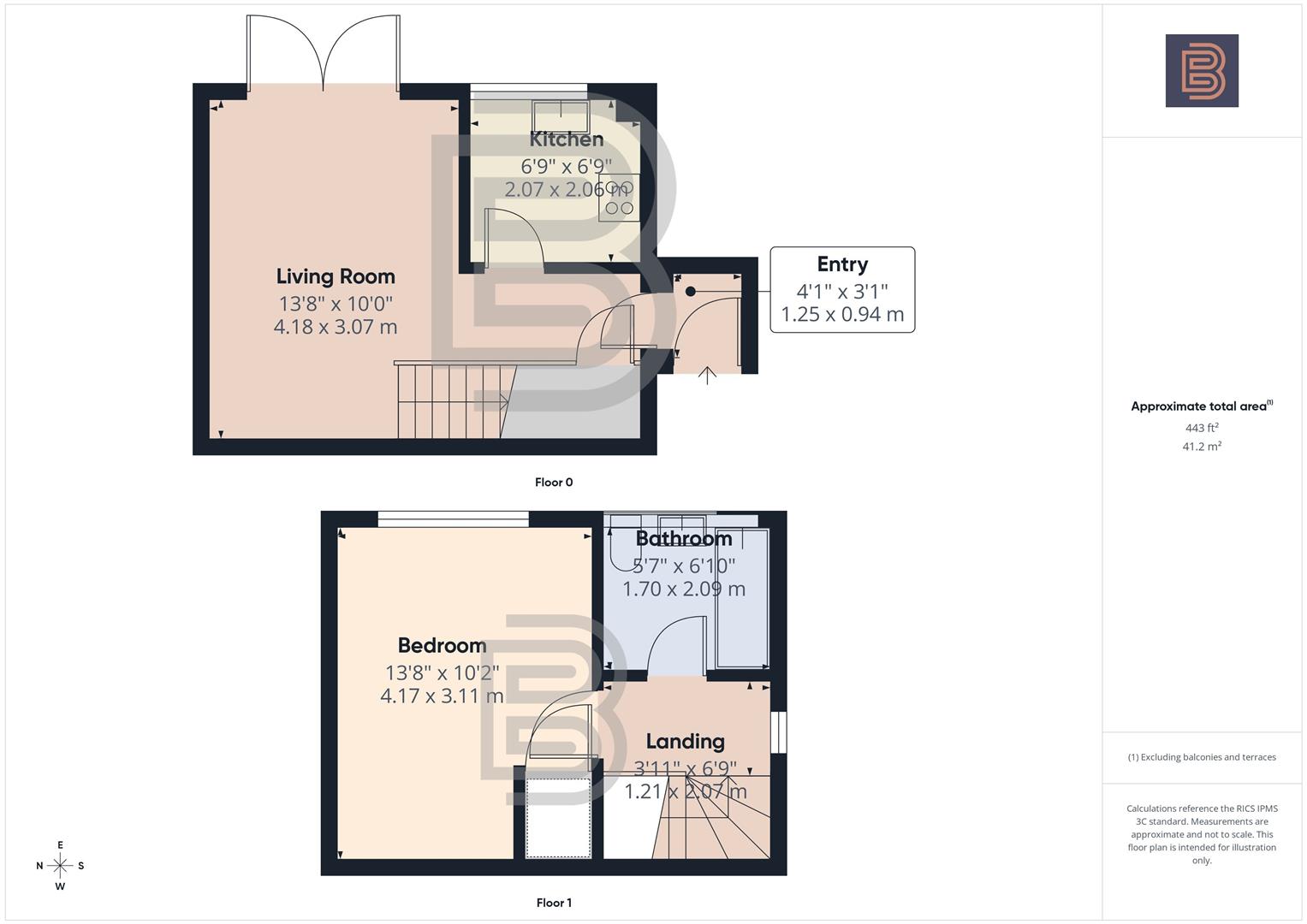 7 Village Mews, Bawnmore Road, Rugby floorplan