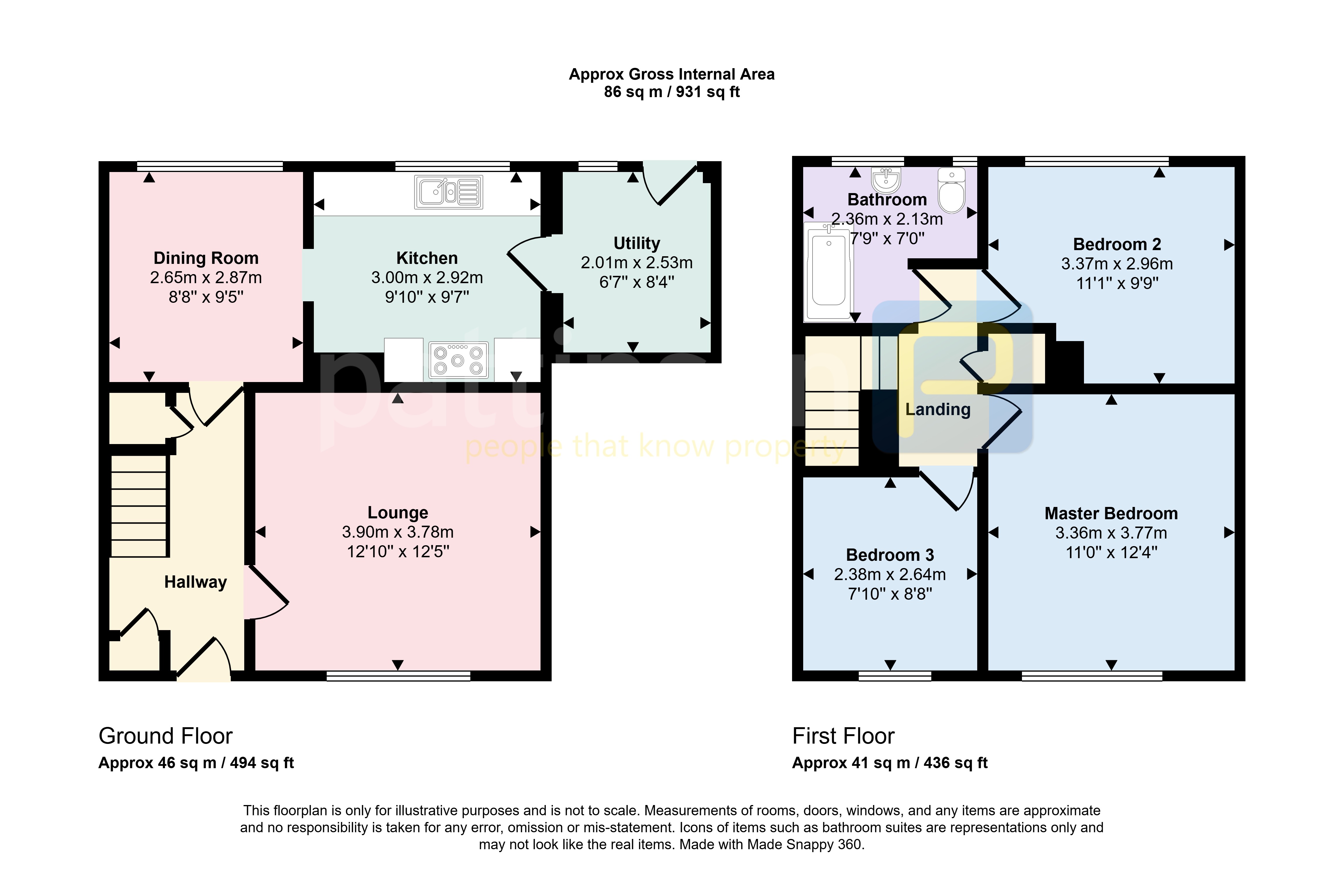 19, Greenside, South Shields floorplan