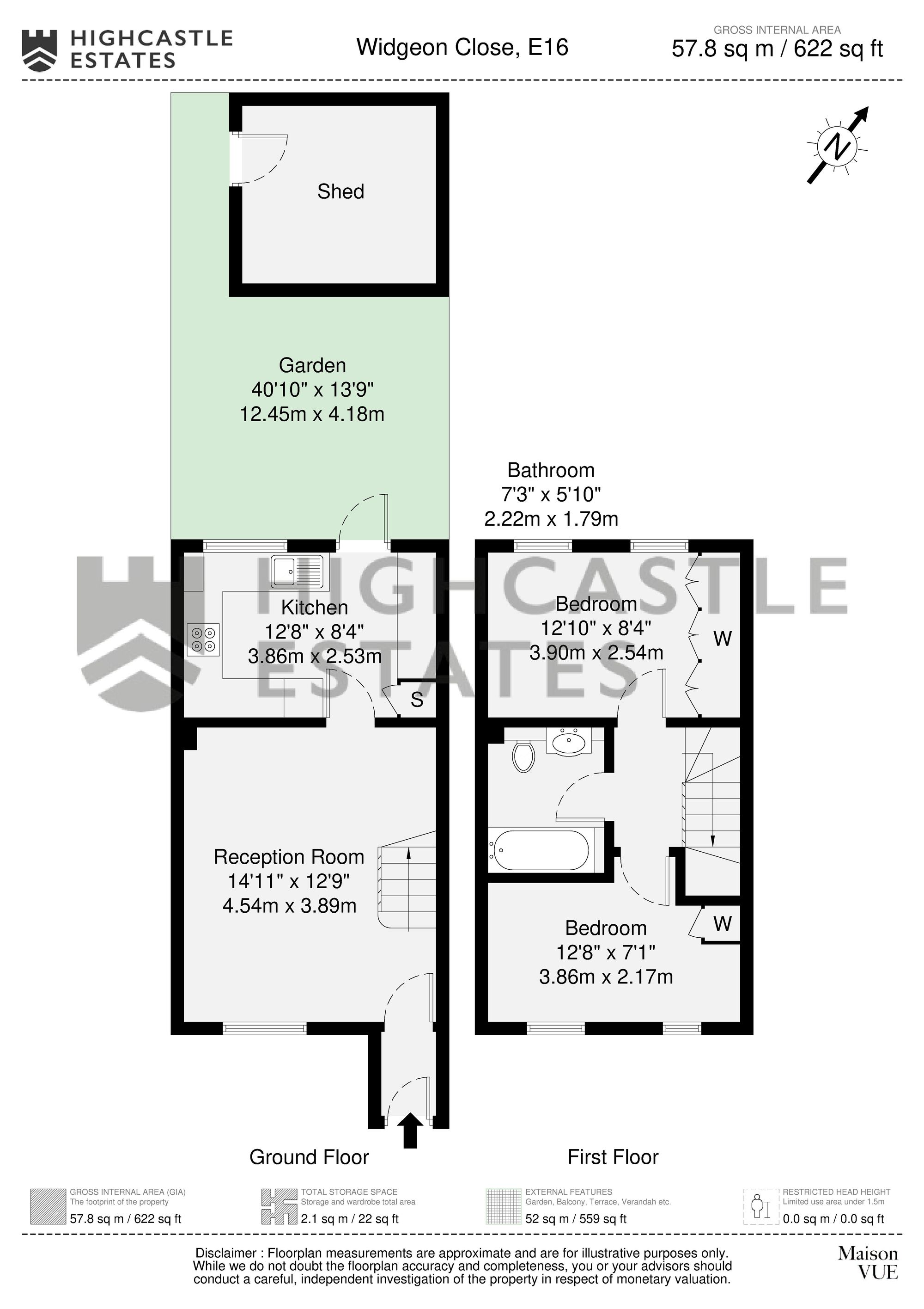 6 Widgeon Close, London floorplan