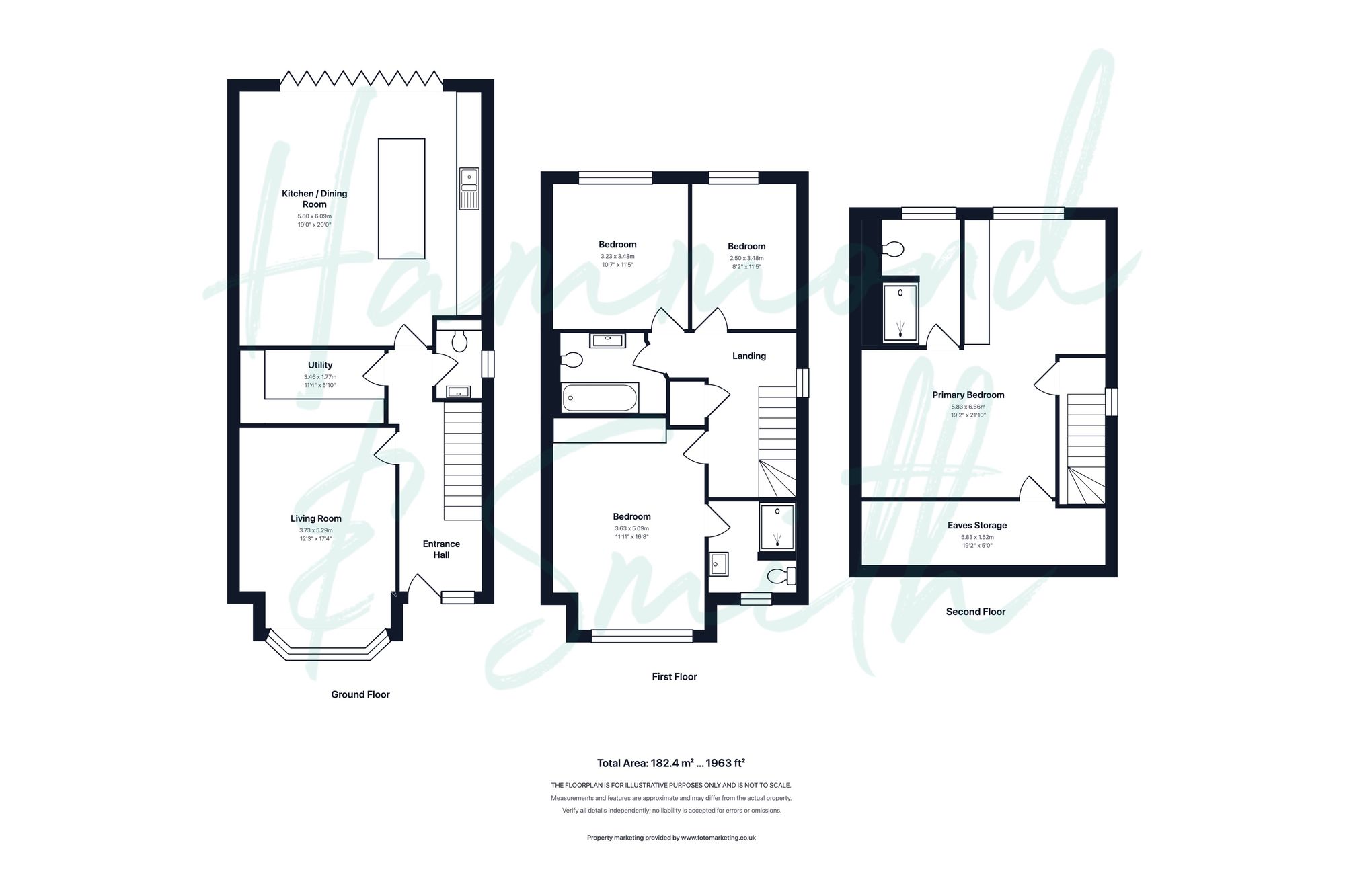 3c Woodberry Down, Epping floorplan