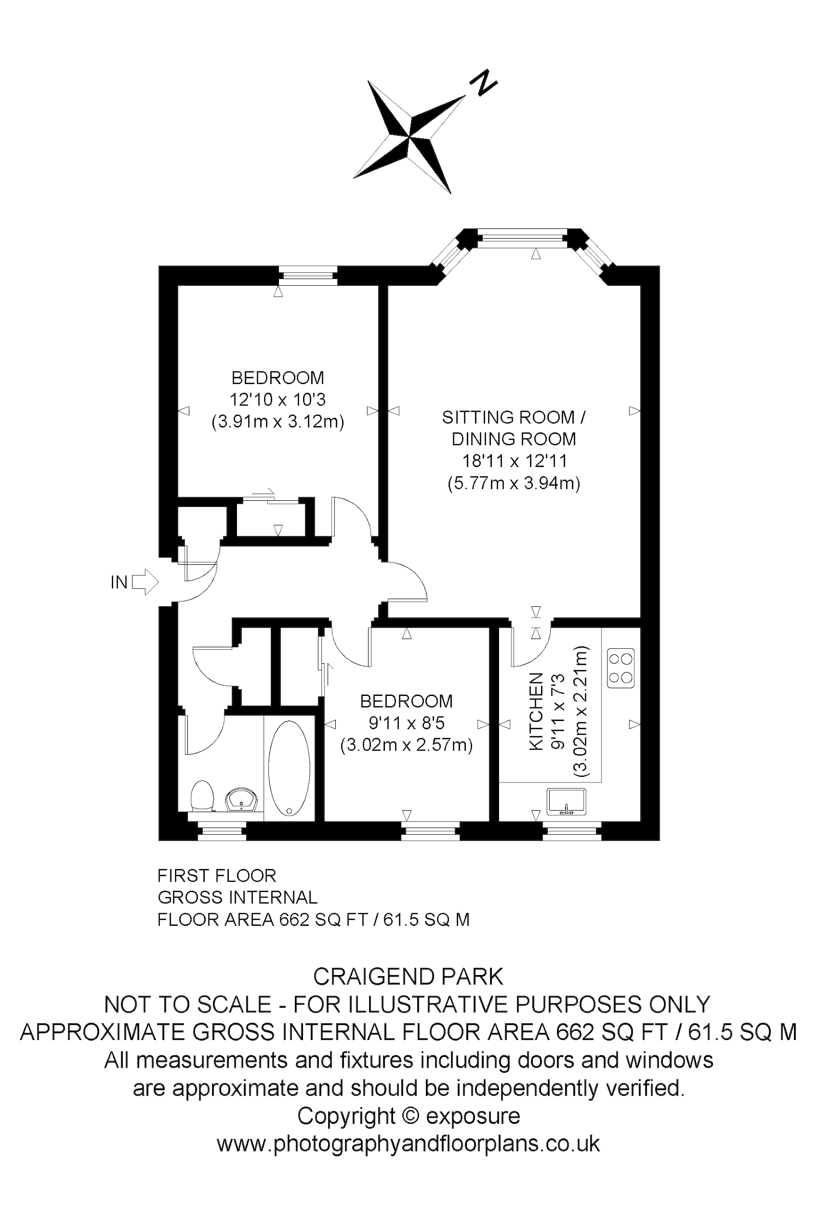 2 Bedrooms Flat for sale in Craigend Park, Edinburgh EH16