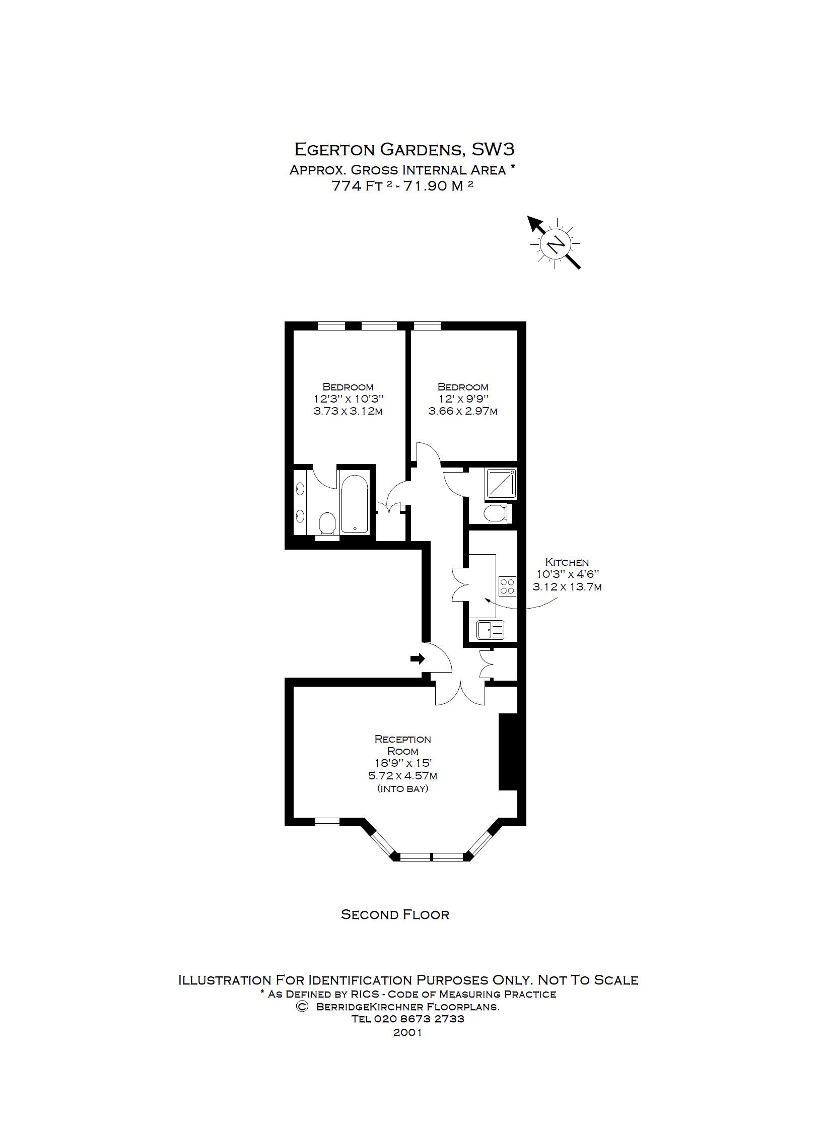 2 Bedrooms Flat for sale in Egerton Gardens, Chelsea, Knightsbridge, London SW3