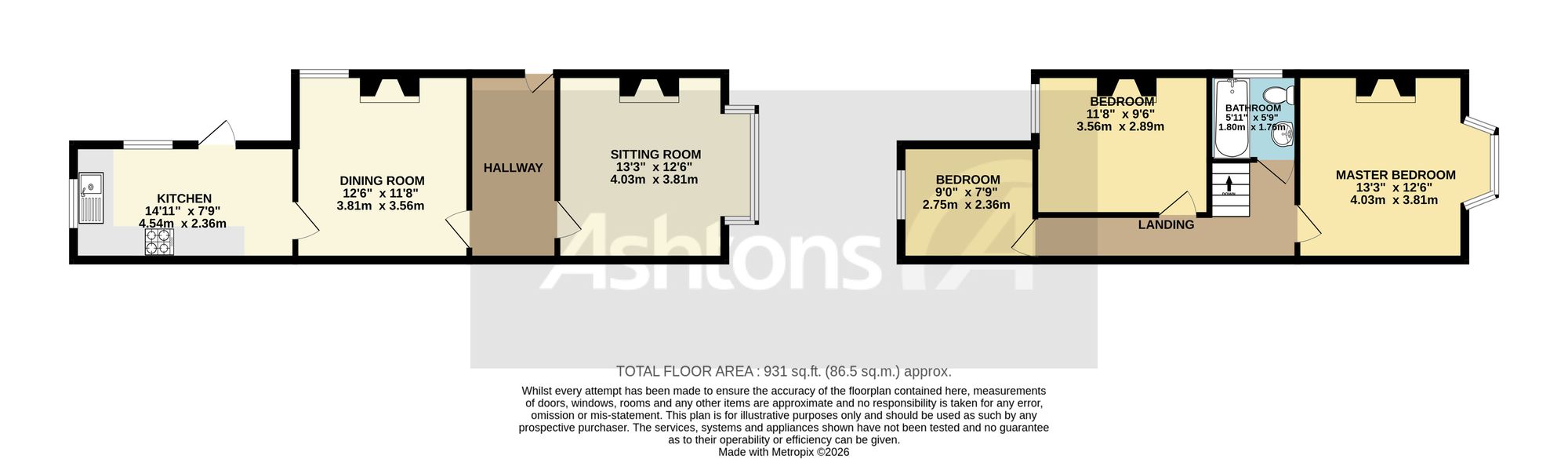 56 Amelia Street, Warrington floorplan