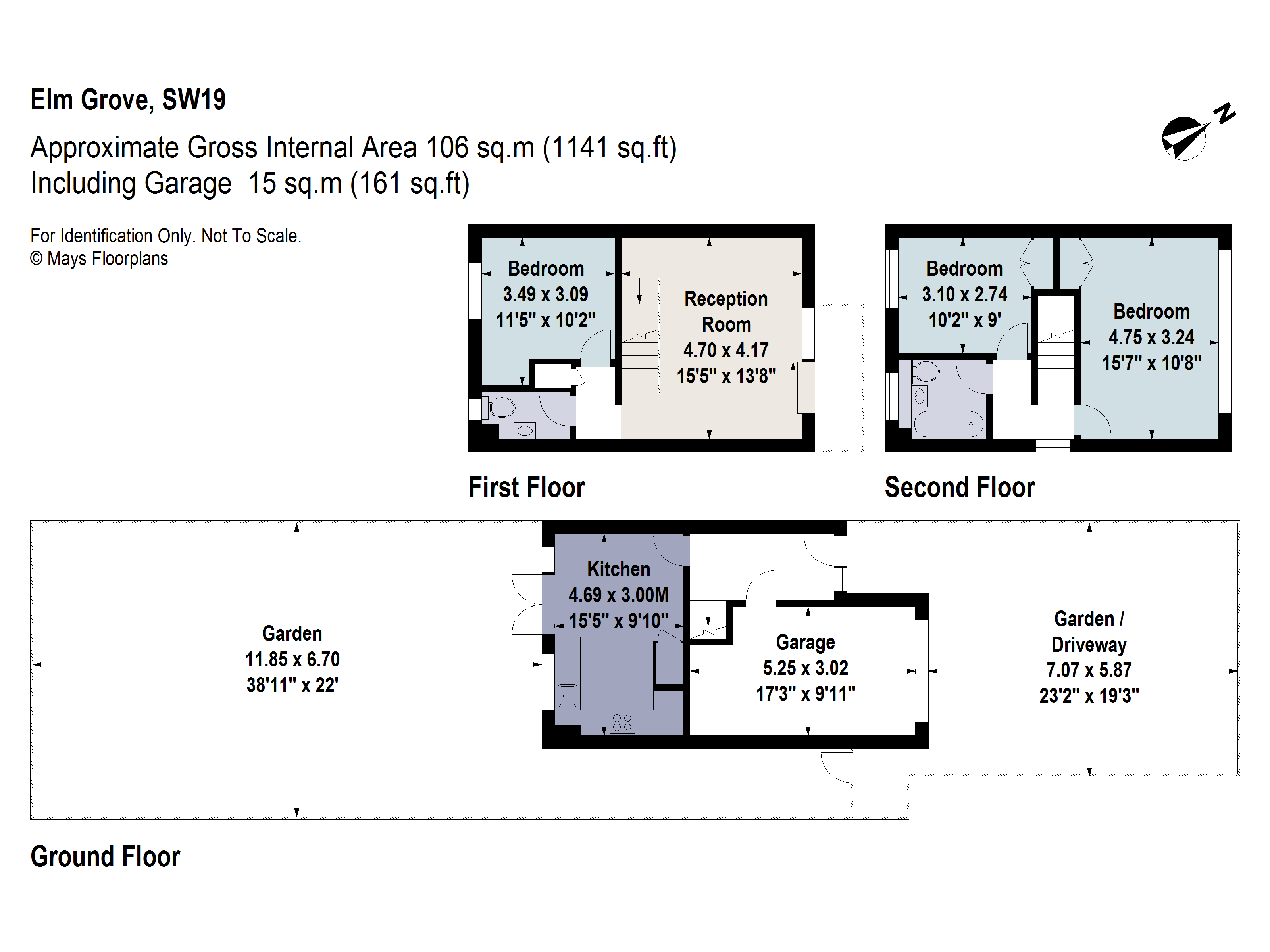 9, Elm Grove, London floorplan