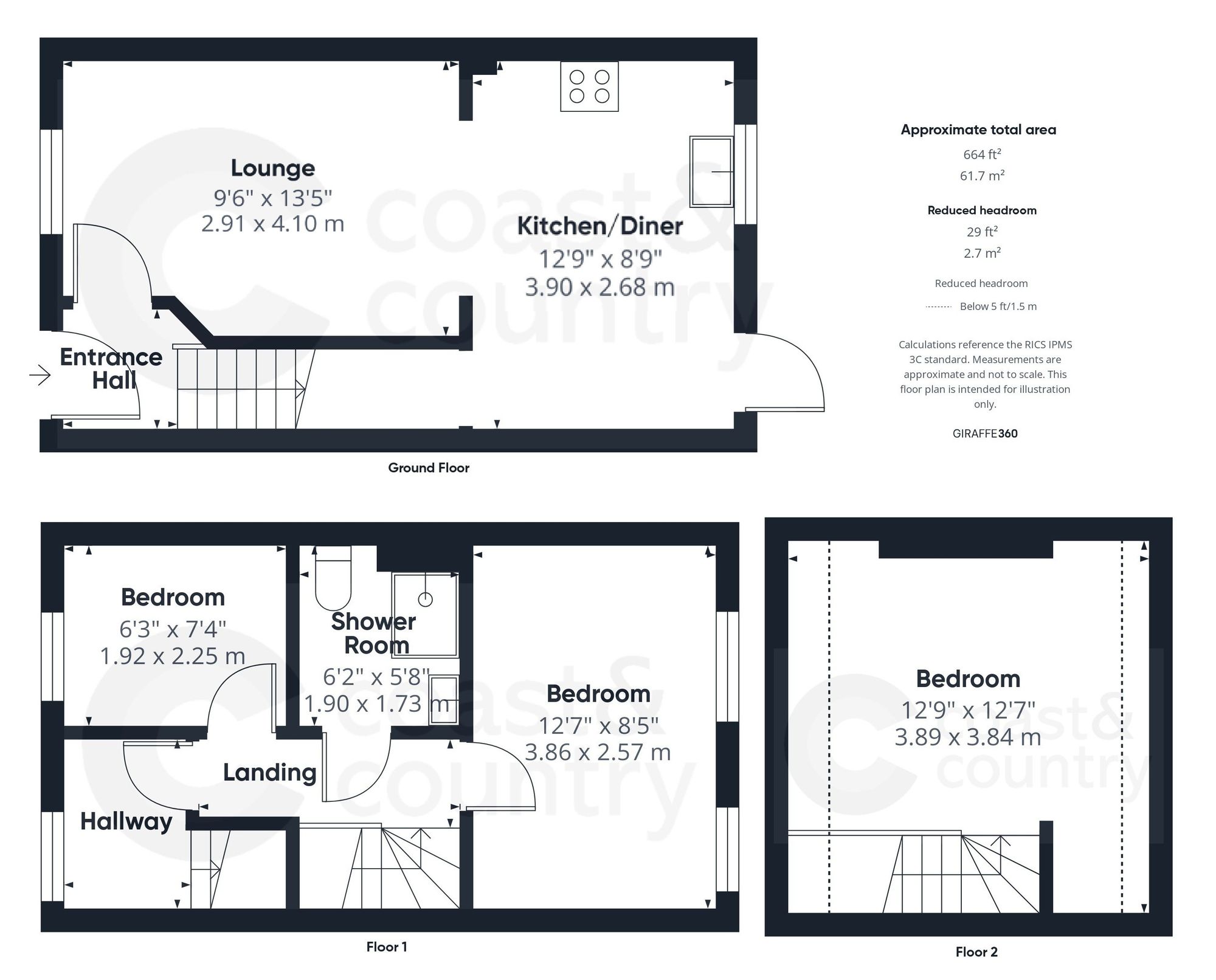 1 Priory Court, Torquay floorplan