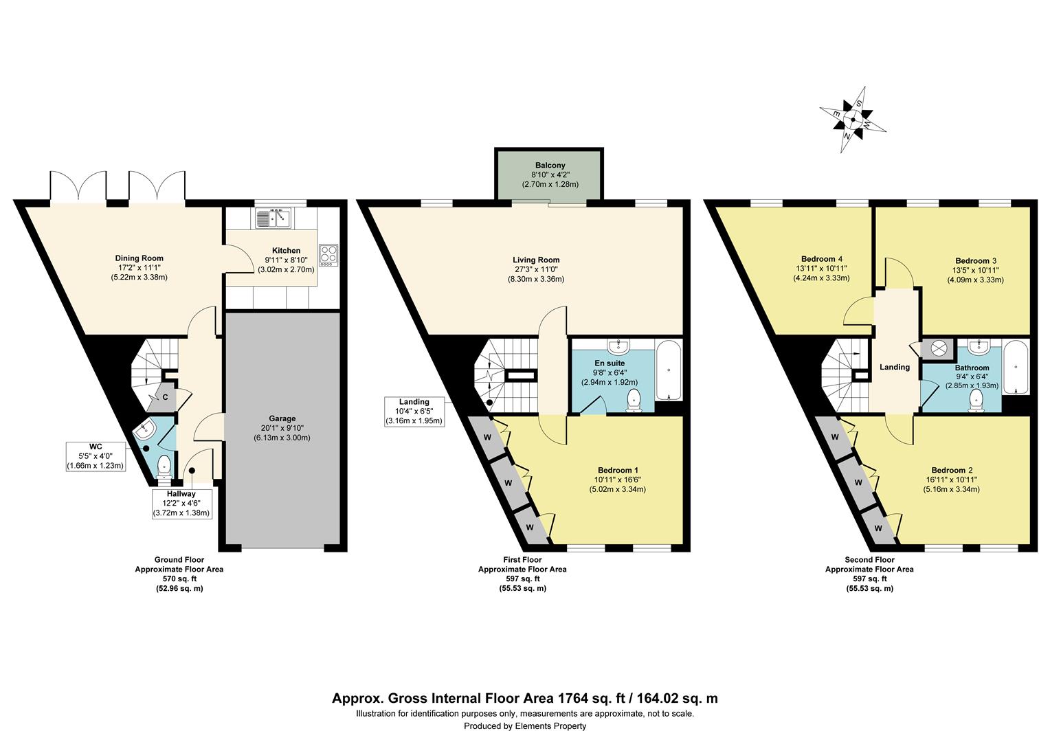68, Goodhart Place, London floorplan