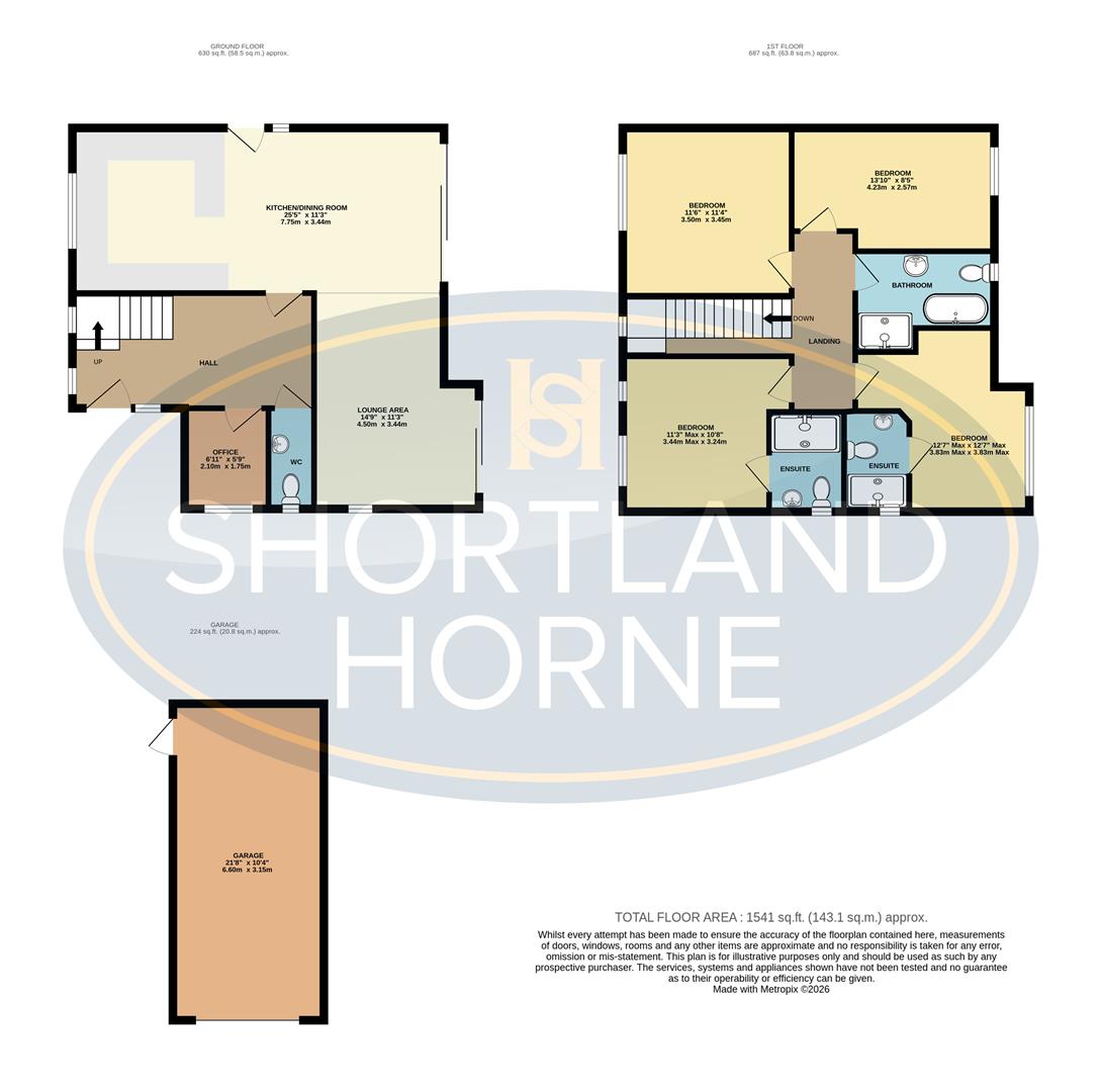 Wesley House, 1 The Grove,, Hinckley floorplan