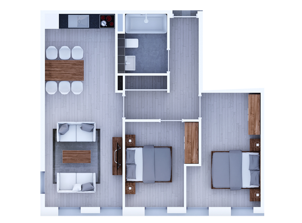 One Baltic Square, One Baltic Square, Liverpool Baltic Triangle Apartment - 6%, Liverpool floorplan