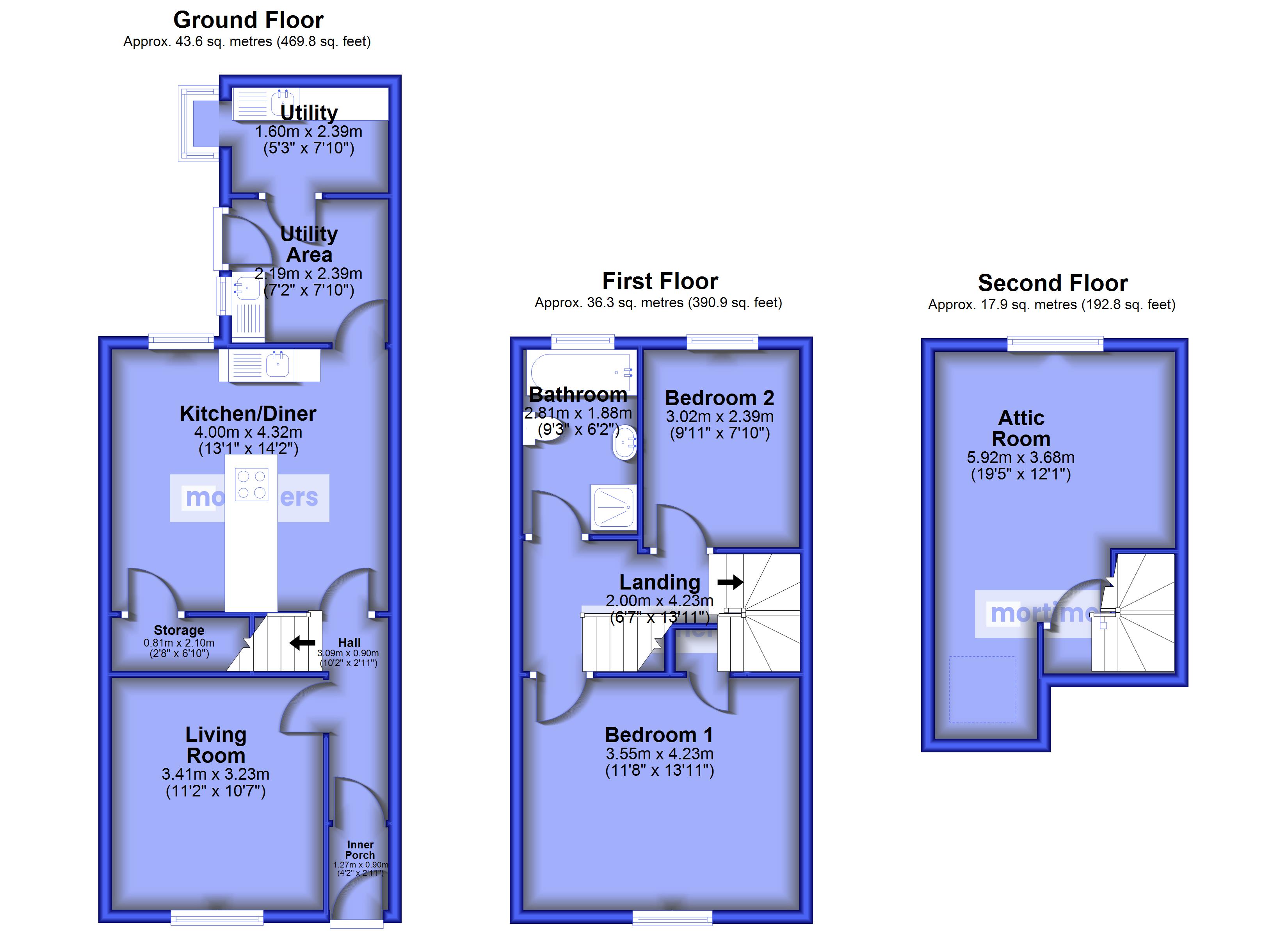 33, Harrington Street, Accrington floorplan