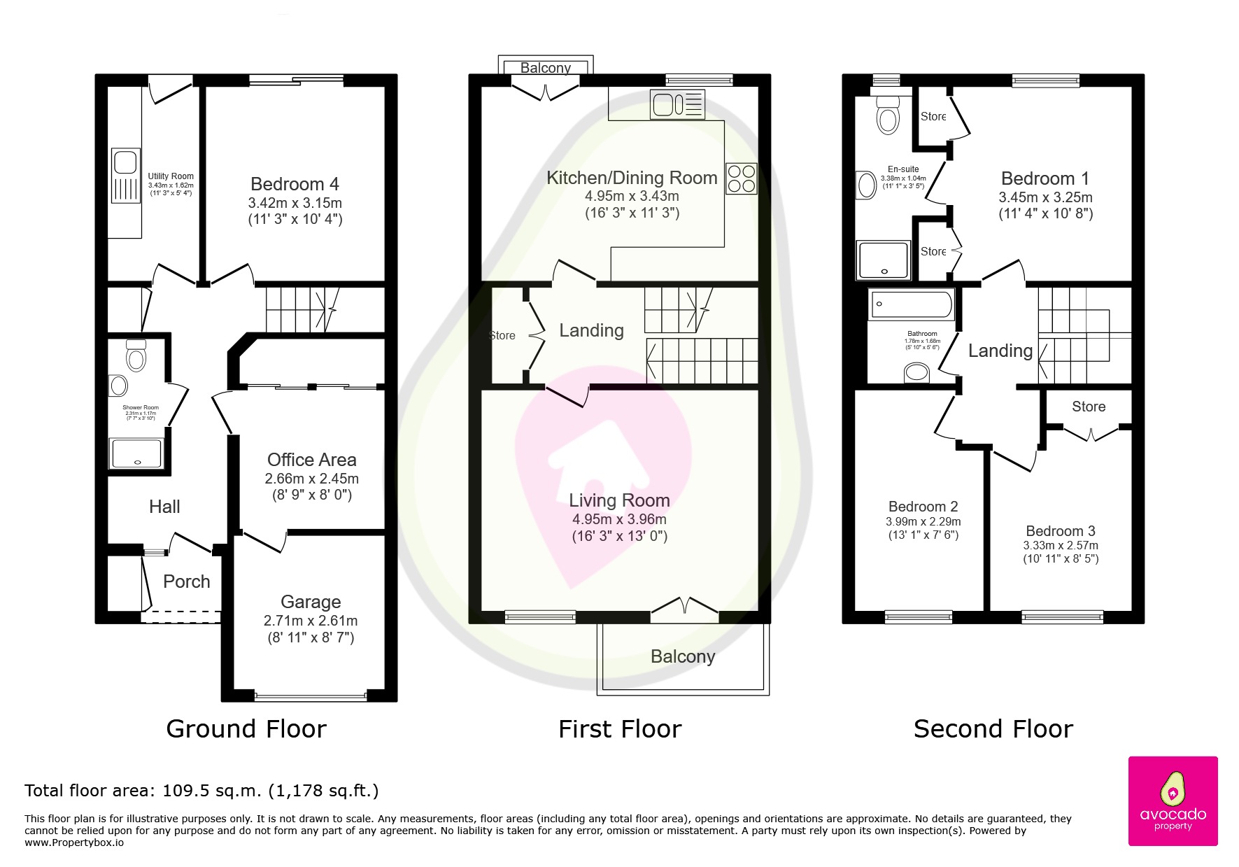 48 Grasholm Way, Langley, Berkshire floorplan