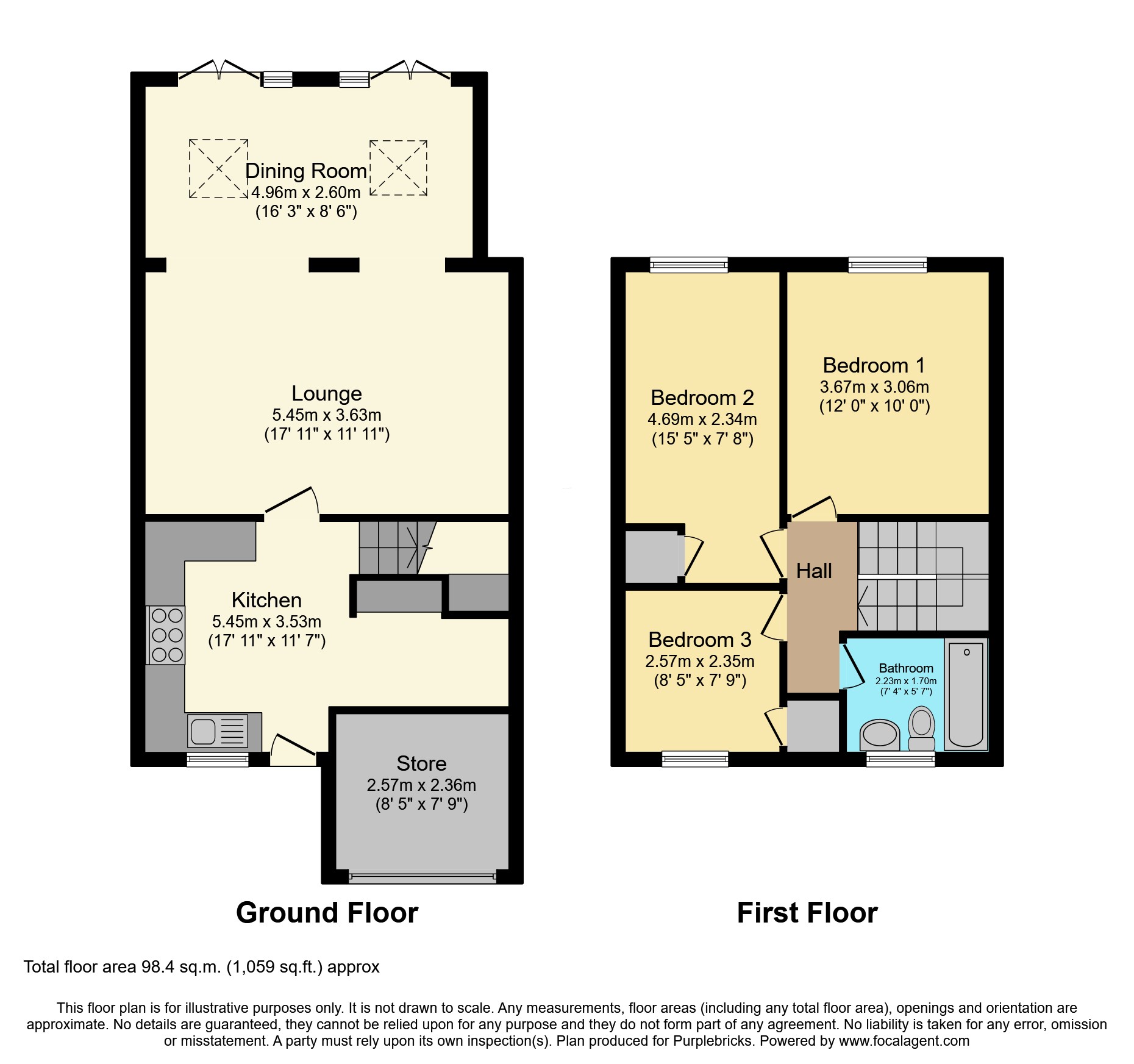 4, Ellis Close, Norwich floorplan