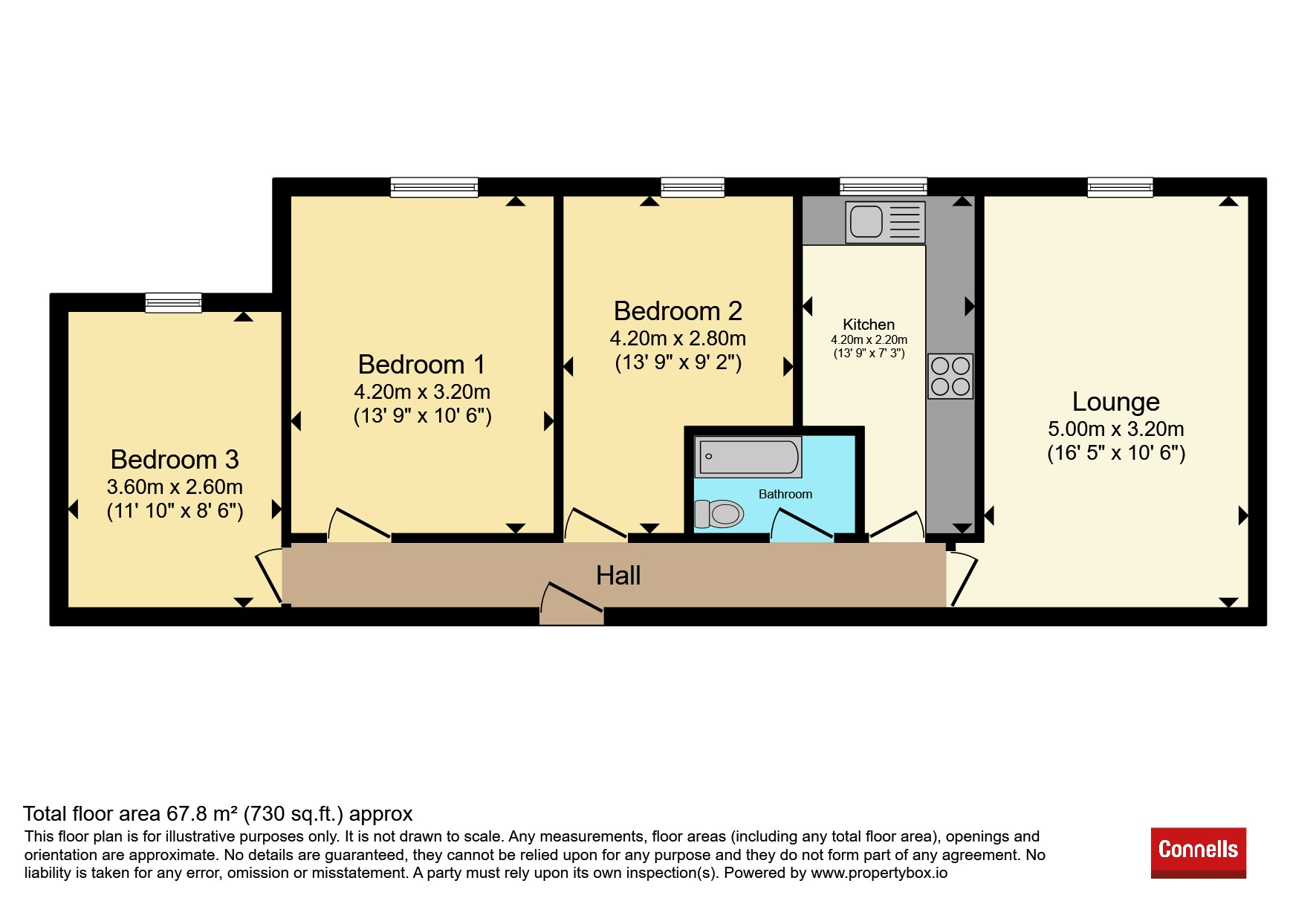 11, Brook Street, Luton floorplan