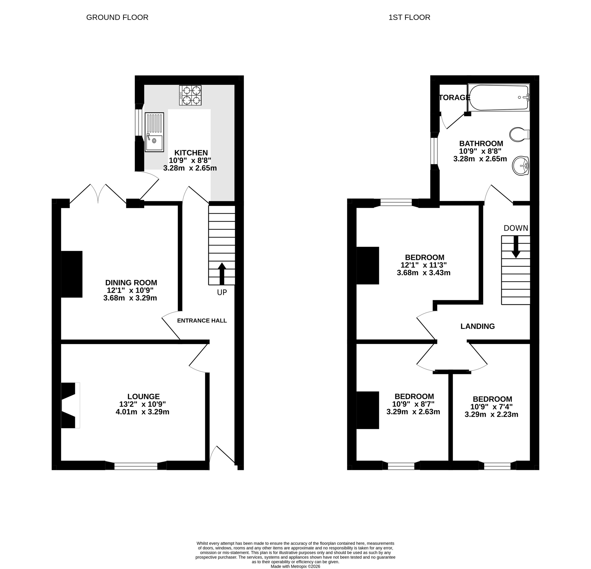 7 Meadow Street, Bristol floorplan