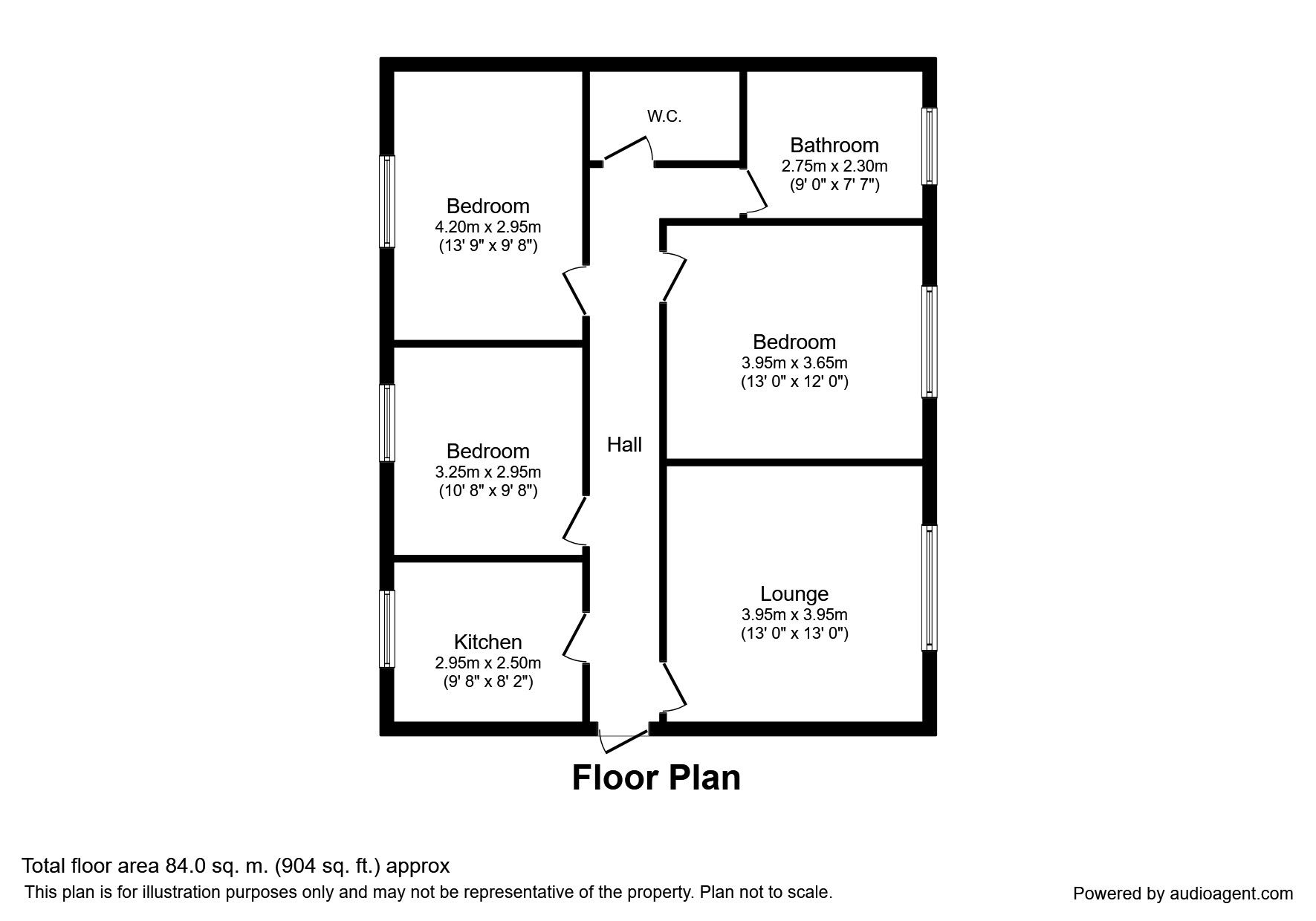 3 Bedrooms Flat to rent in Dainton Close, Bromley BR1