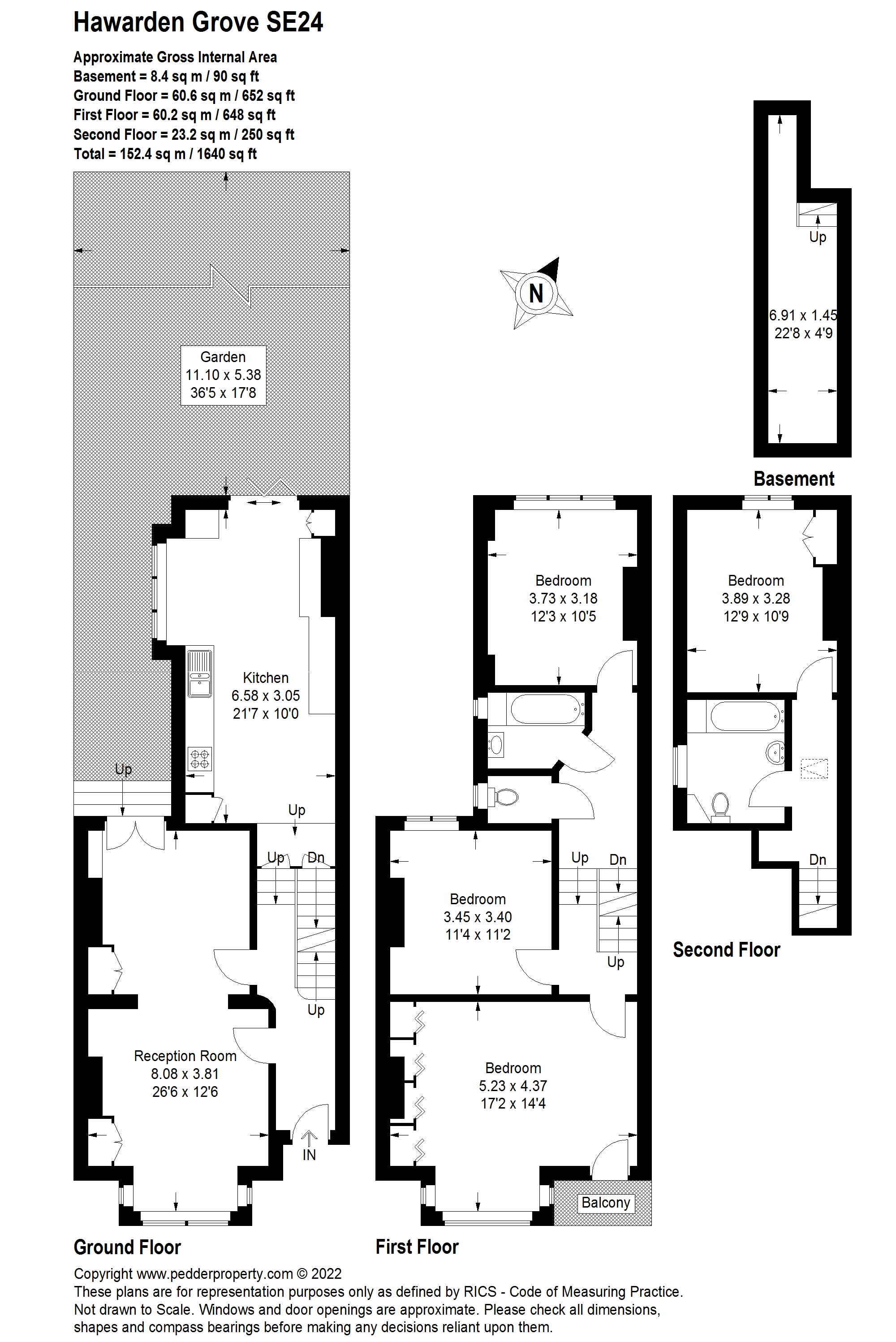 Hawarden Grove, Herne Hill, London SE24, 4 bedroom property for sale