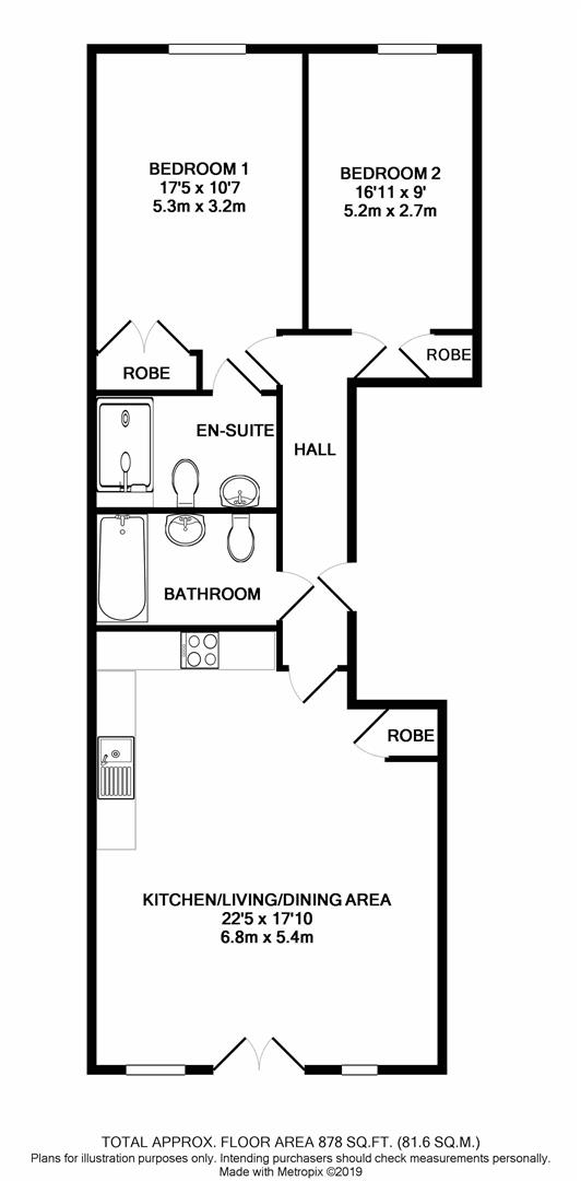 2 Bedrooms Flat for sale in Elizabeth Court, Victoria Avenue, Burgess Hill RH15