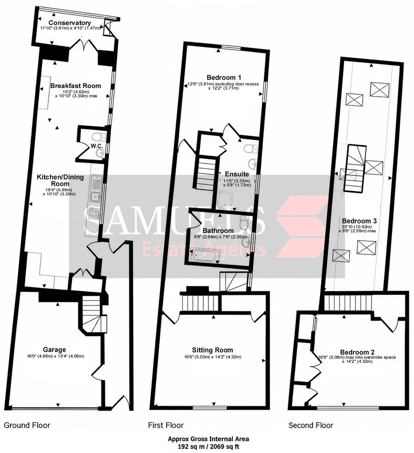 4, White Street, Exeter floorplan