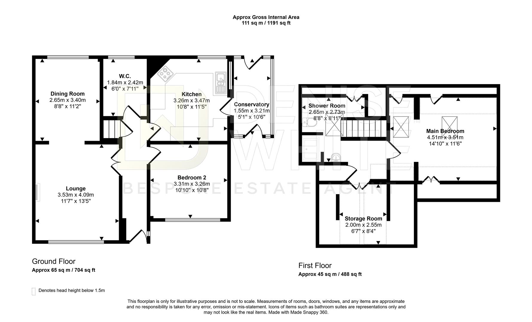 93, Folly Lane, Cheddleton Leek floorplan