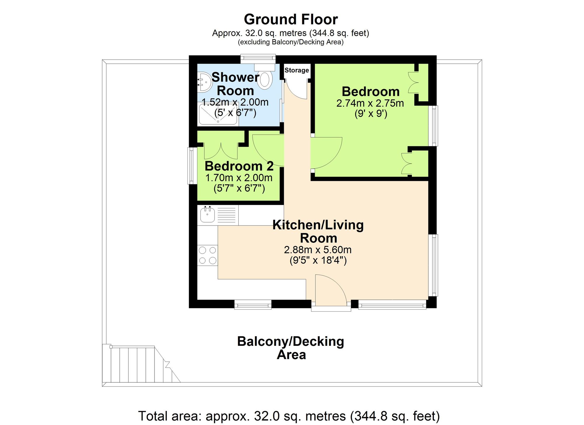 14 Lower Park, Shaldon floorplan