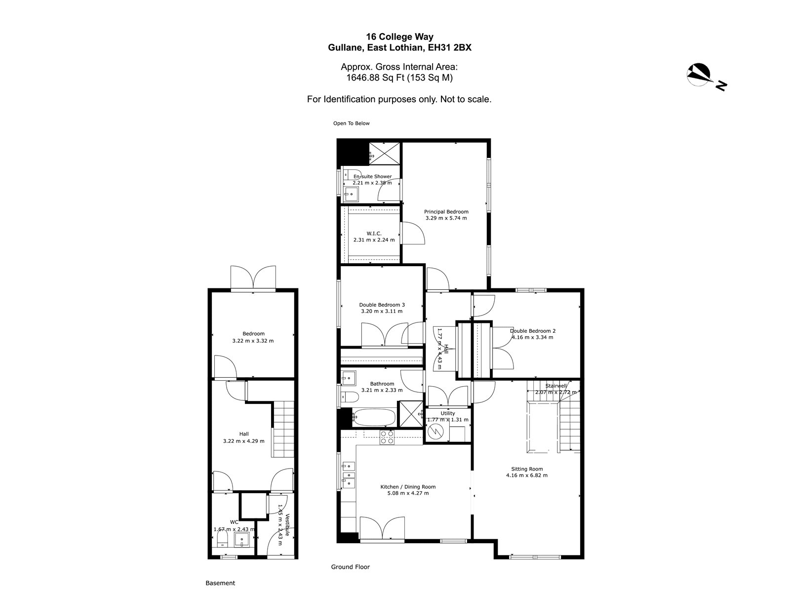 16, College Way, East Lothian floorplan