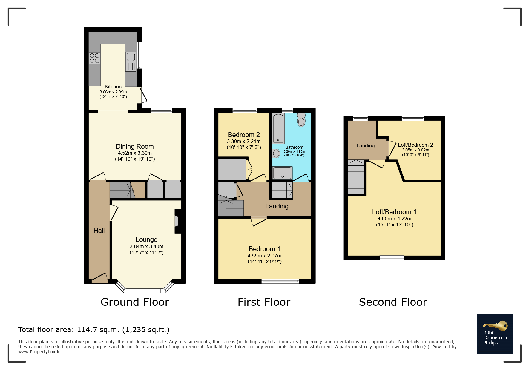 27, Elm Grove, Devon floorplan
