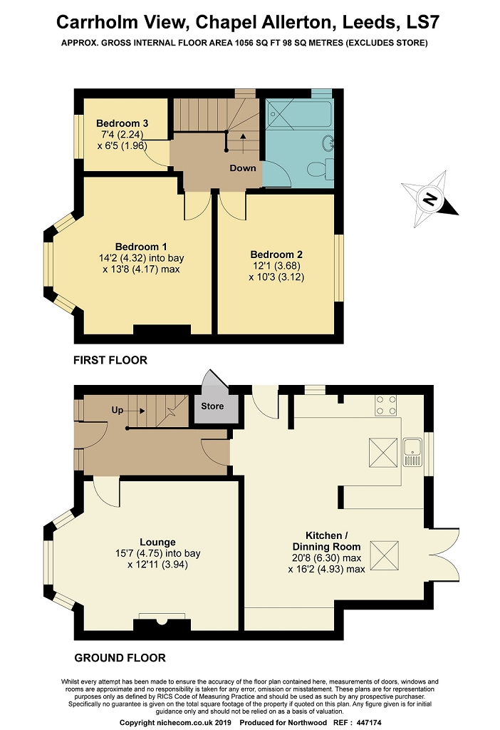 3 Bedrooms Semi-detached house for sale in Carrholm View, Chapel Allerton, Leeds LS7