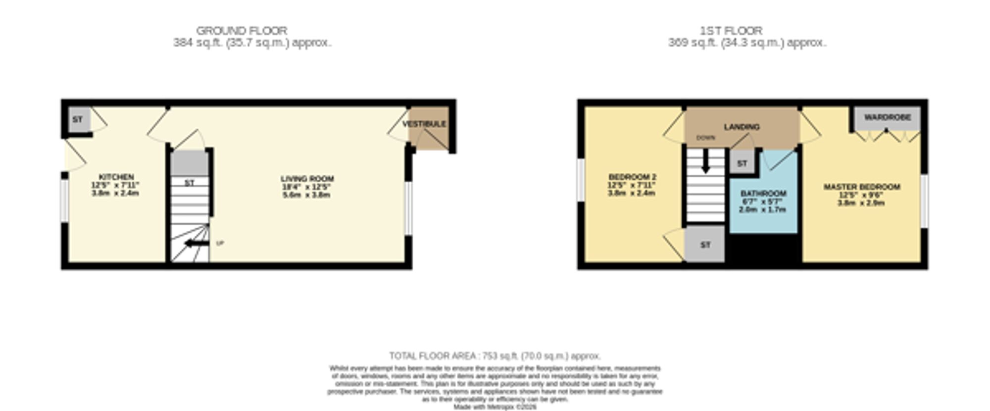 40 Kirkton Road, Glasgow floorplan