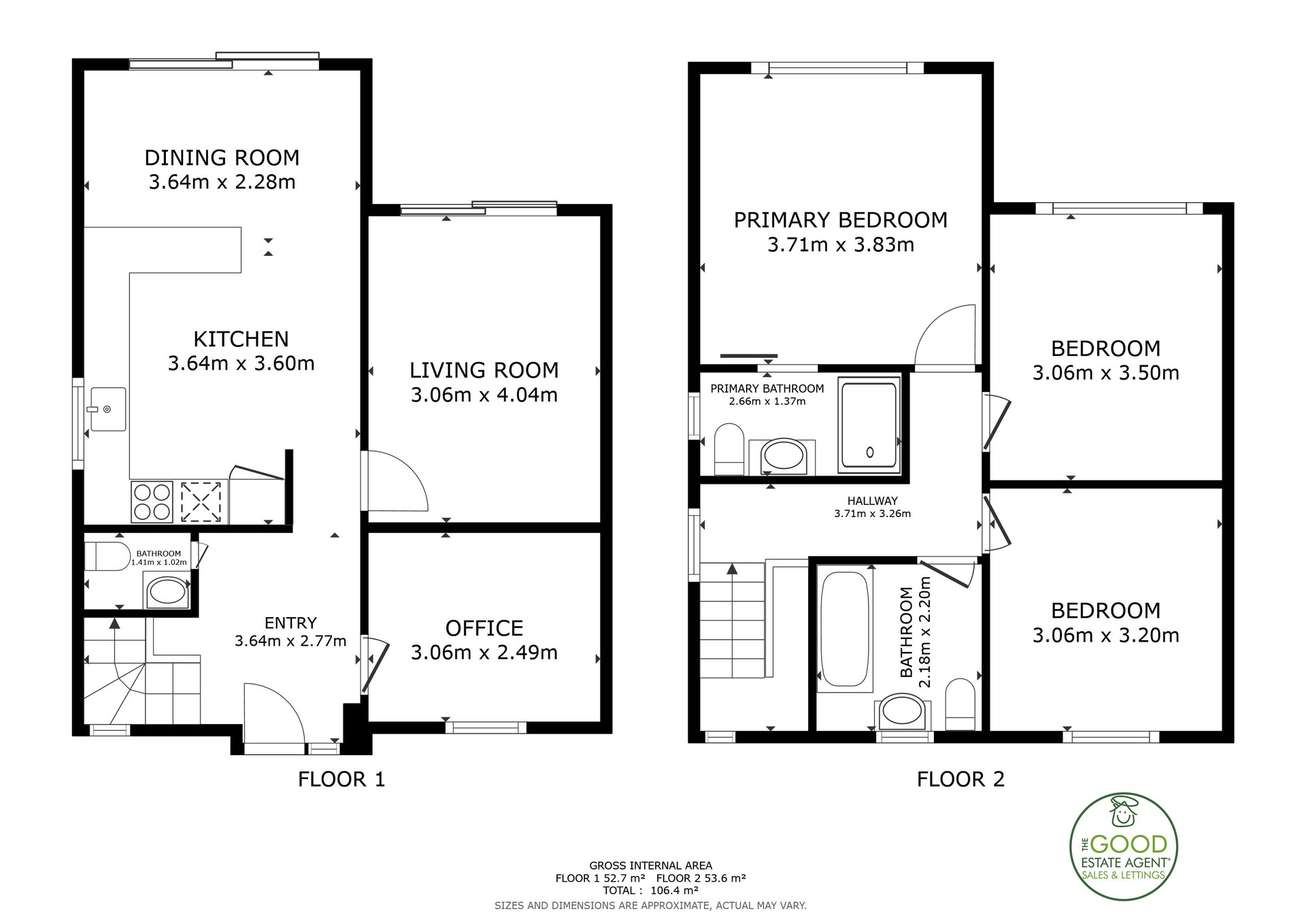 61A, Budworth Walk, Wilmslow floorplan