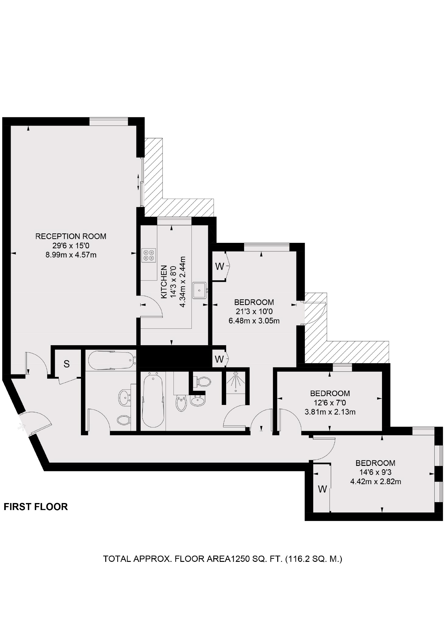 The Highway, London floorplan