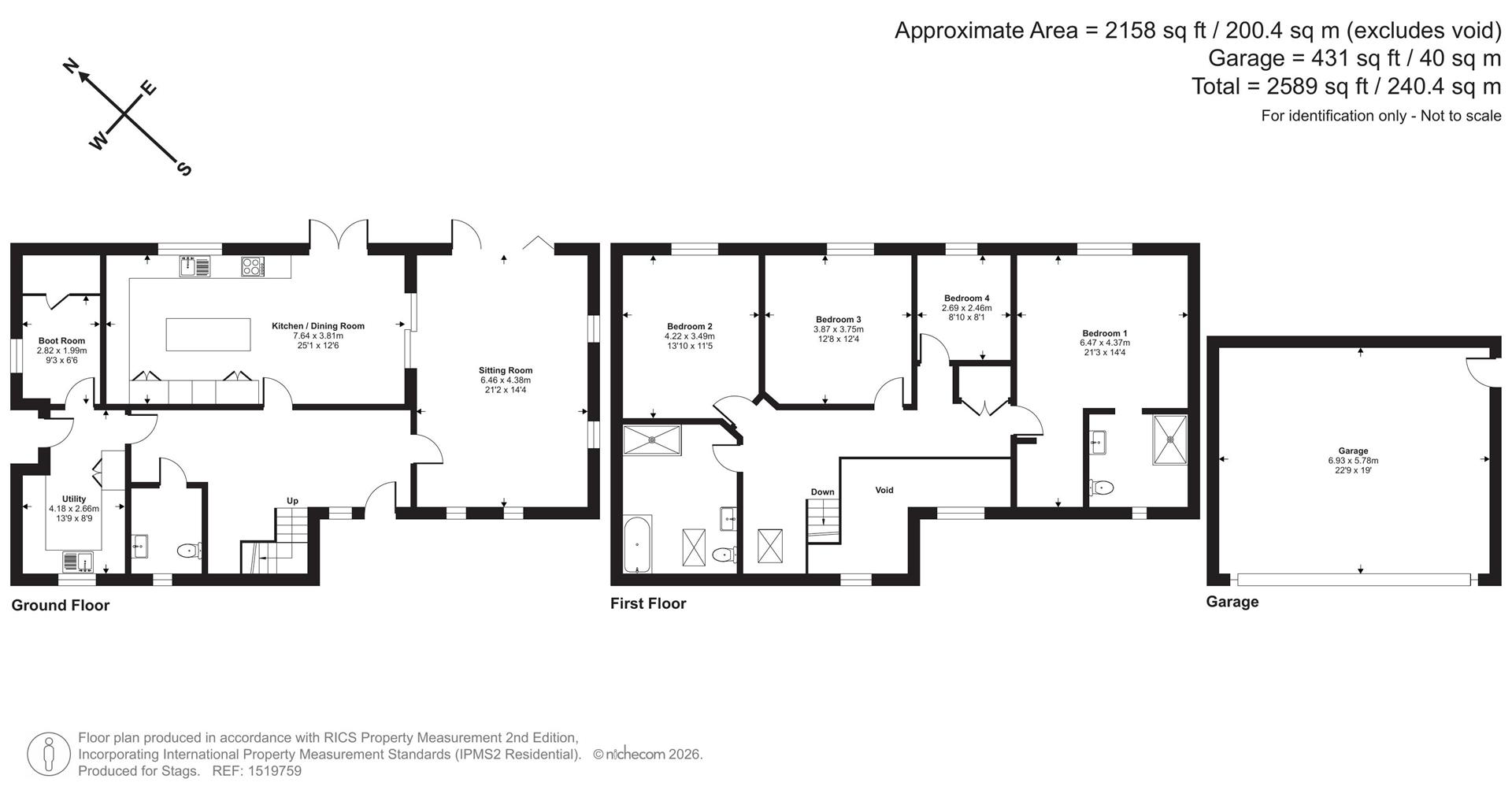 Maidney House, Crediton floorplan