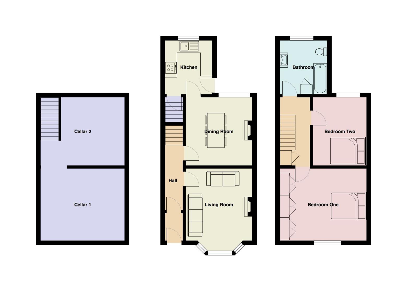 2 Bedrooms Terraced house for sale in Brook Street, Lancaster LA1