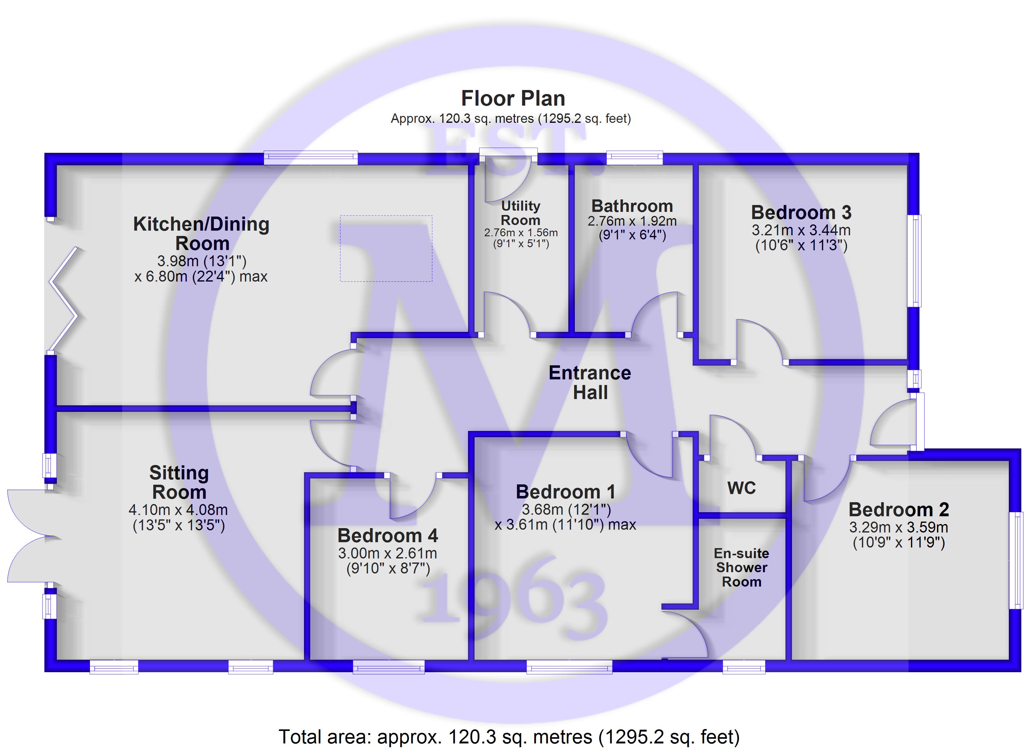37, Hazelwood Avenue, Hampshire floorplan