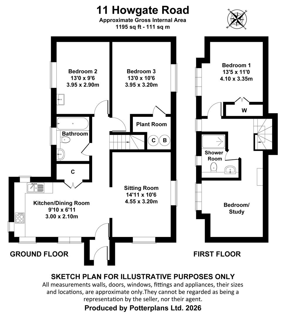 11, Howgate Road, Bembridge floorplan