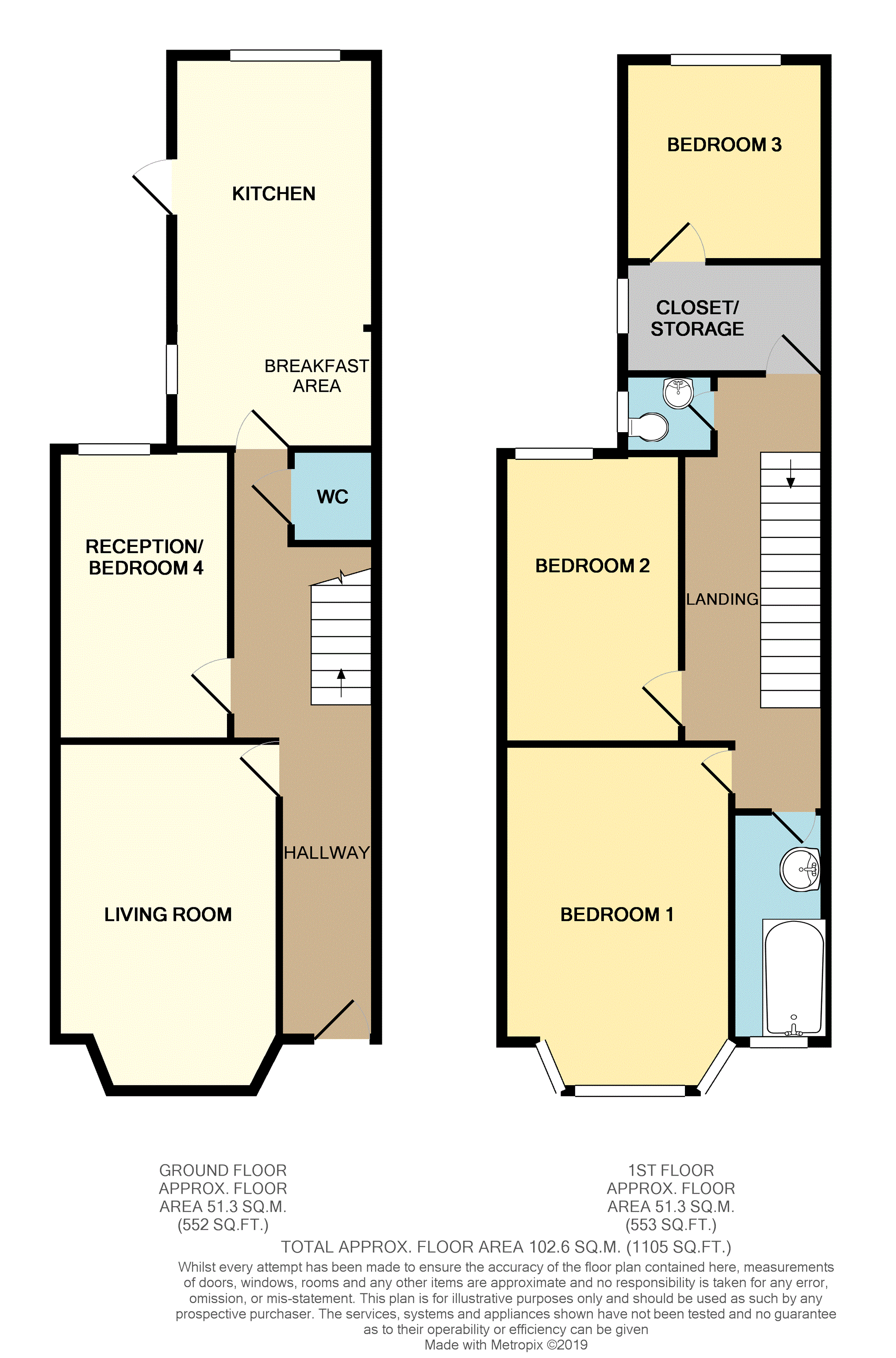 4 Bedrooms Terraced house to rent in London Road, Luton LU1