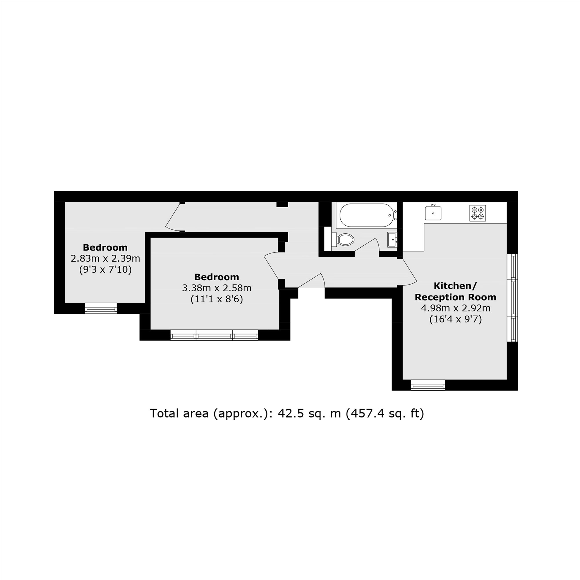 15b, Romilly Road, LONDON floorplan