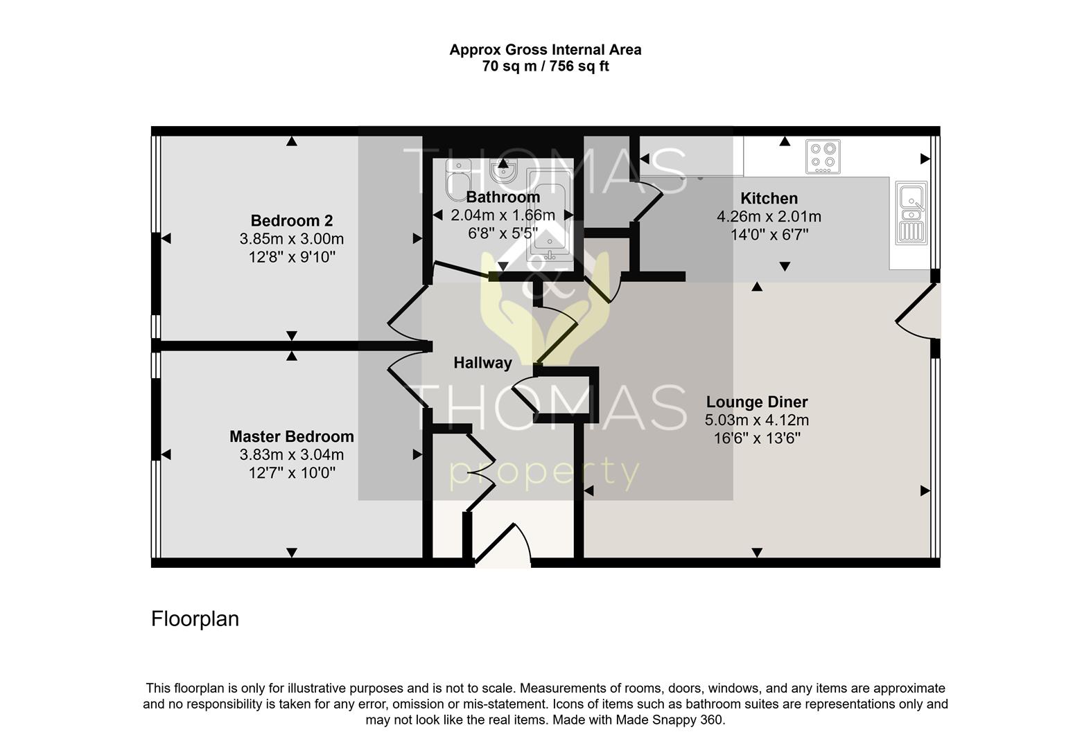 Columbia Close, Gloucester floorplan