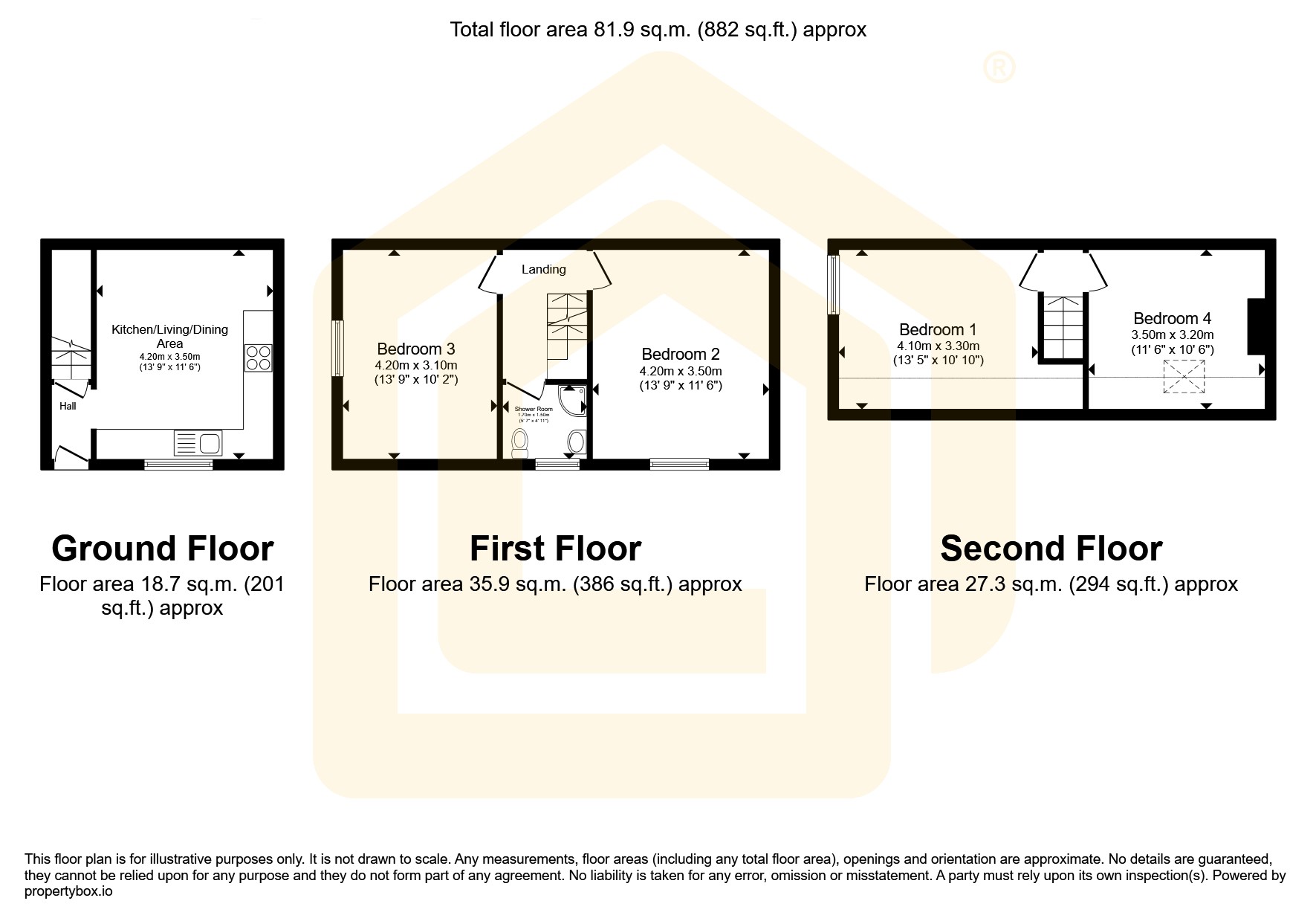 45 Seaforth Avenue, Leeds floorplan