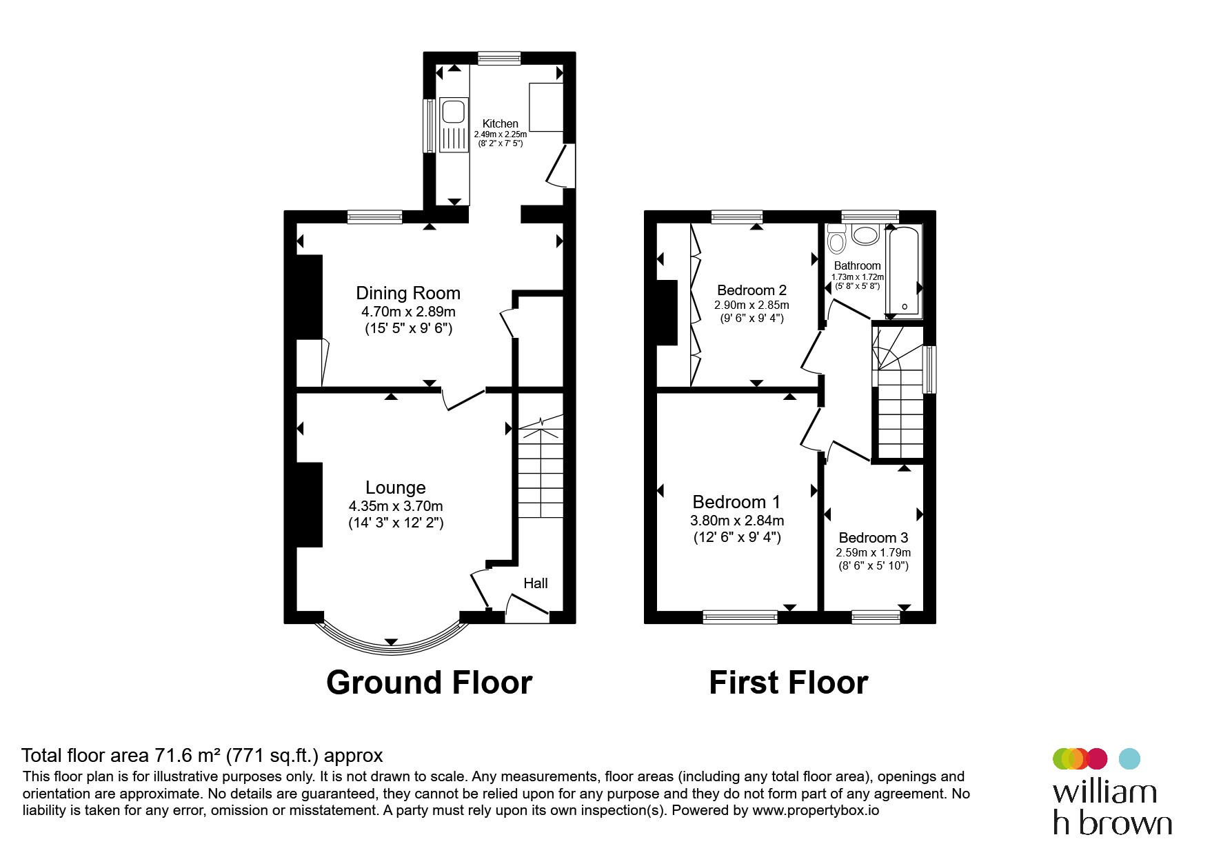 34, Brighouse Road, Bradford floorplan