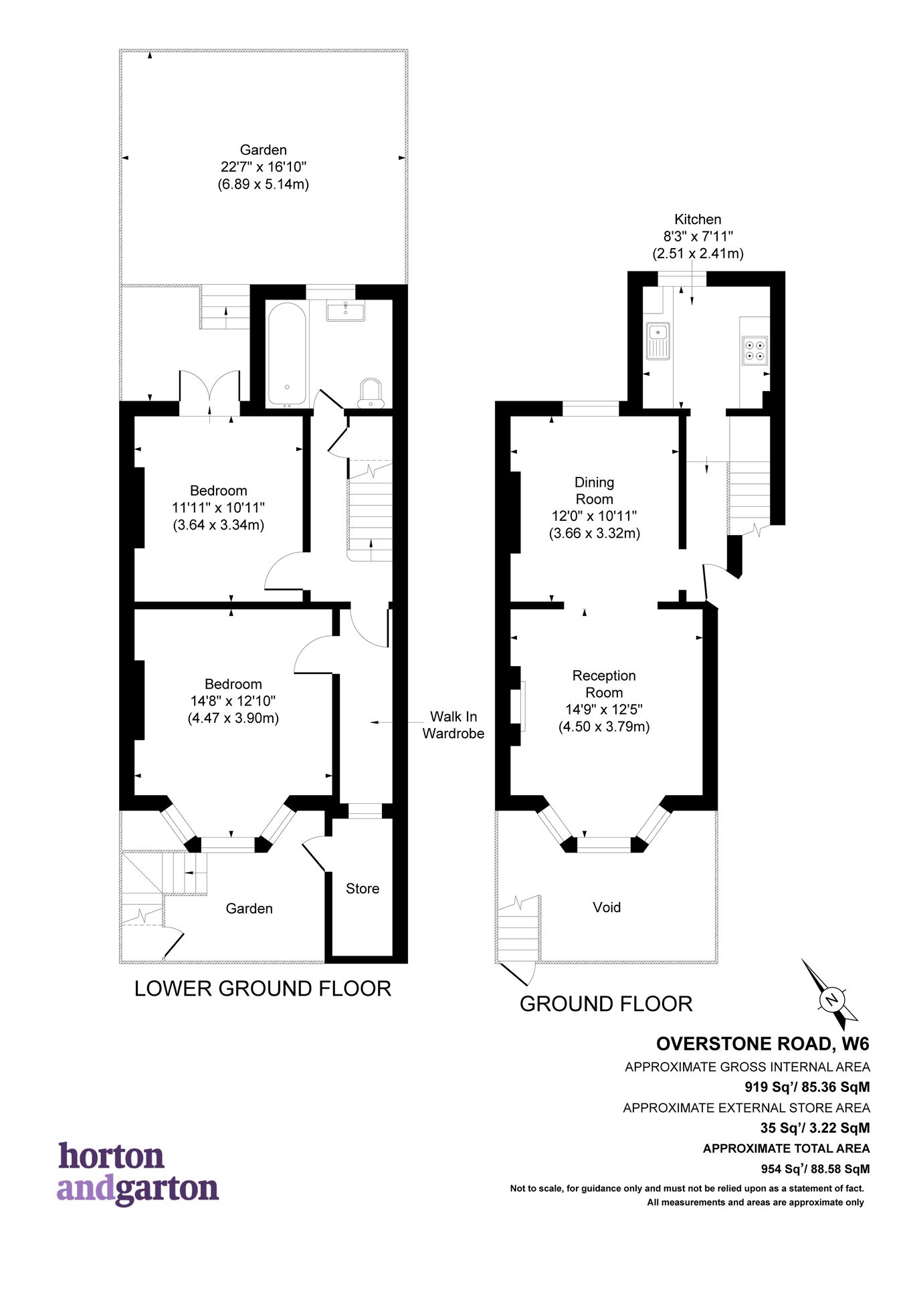 30a, Overstone Road, Hammersmith floorplan