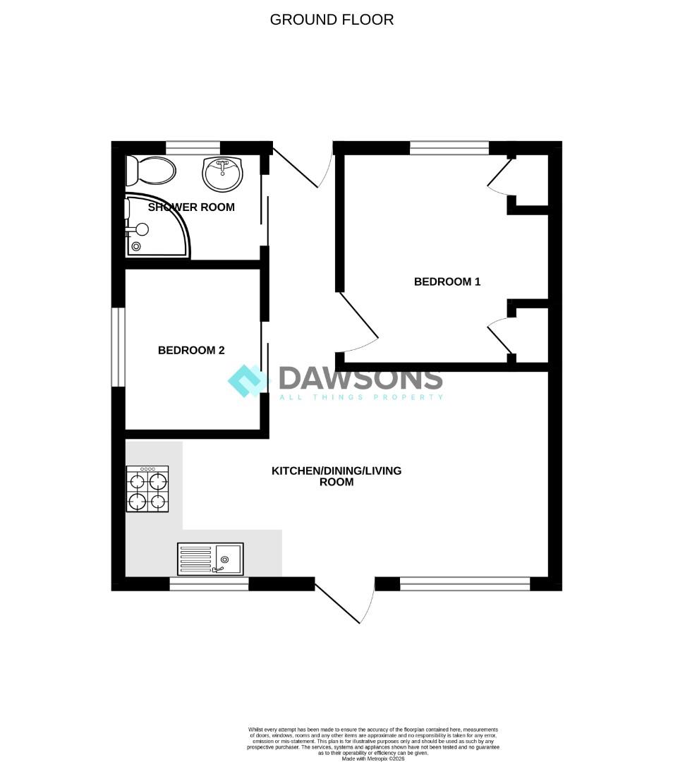 32, Summercliff Chalets, Swansea floorplan