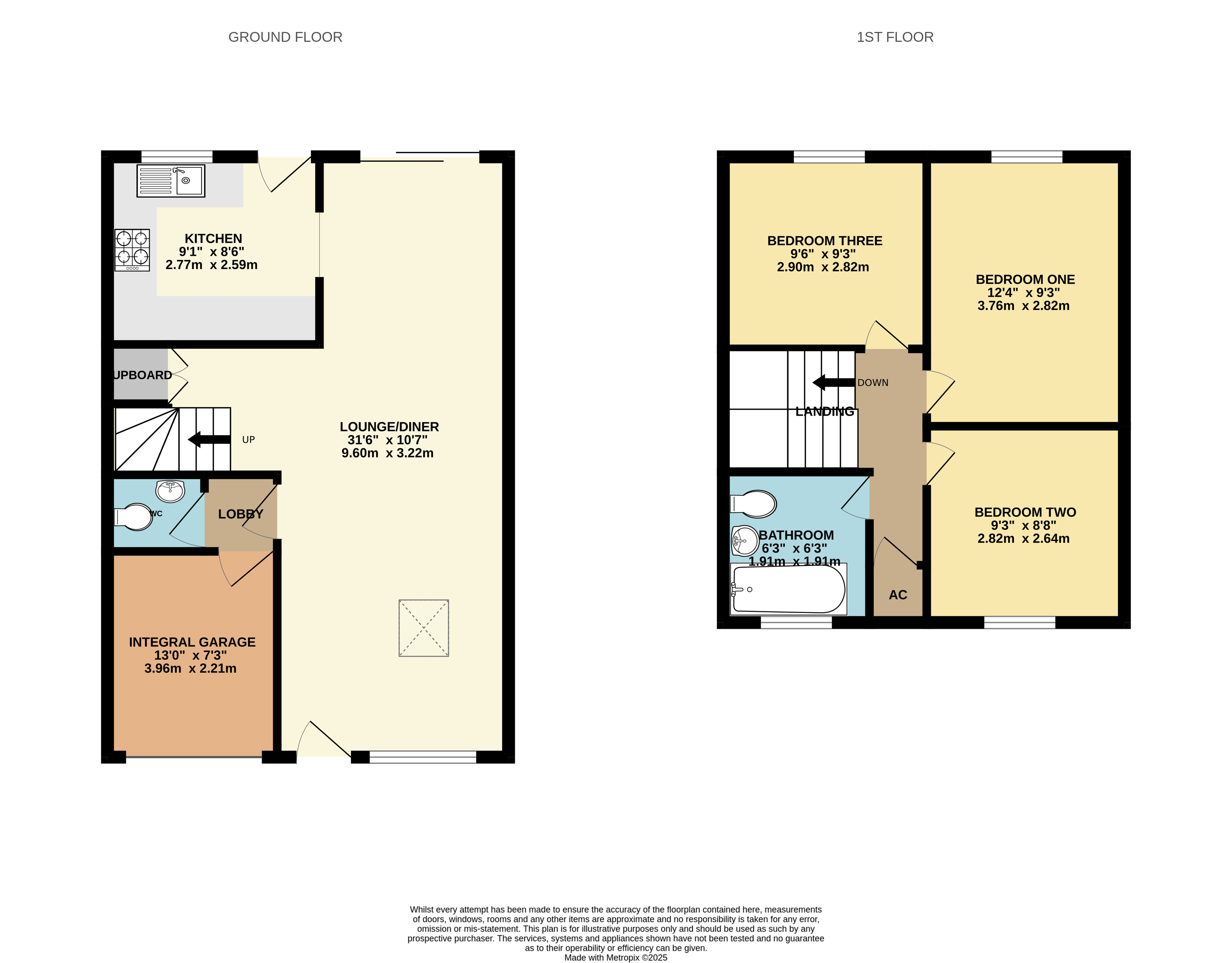 82, Buckingham Drive, Bedfordshire floorplan