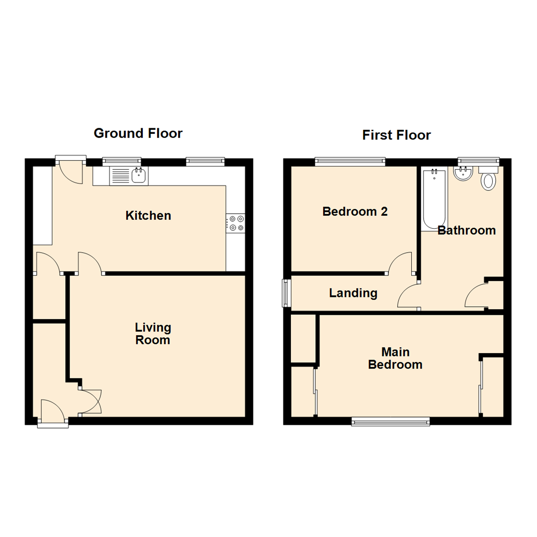 Park Lane, Shiremoor, Newcastle Upon Tyne NE27, 2 bedroom semidetached