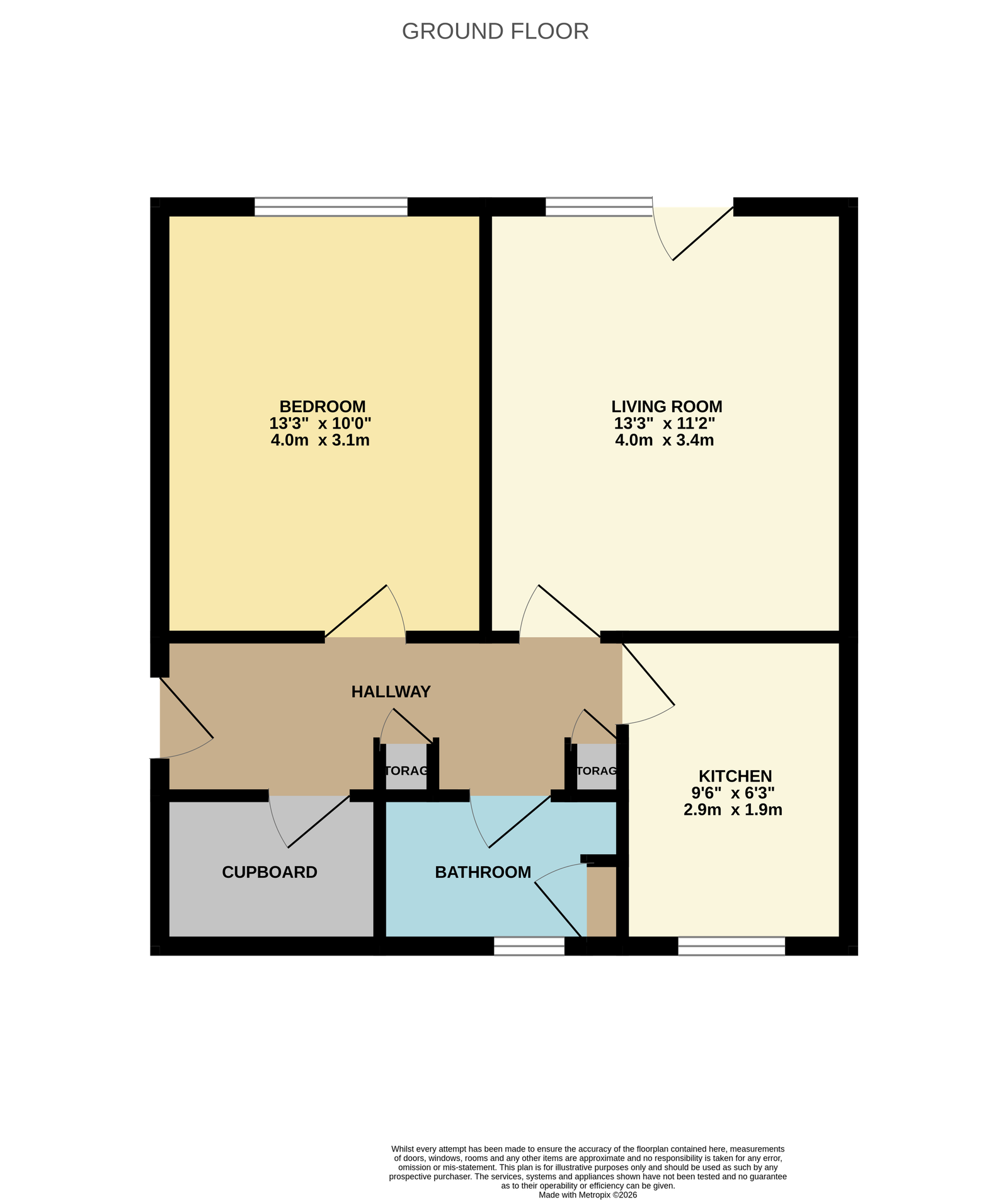 34, Blackmore Drive, Leicester floorplan