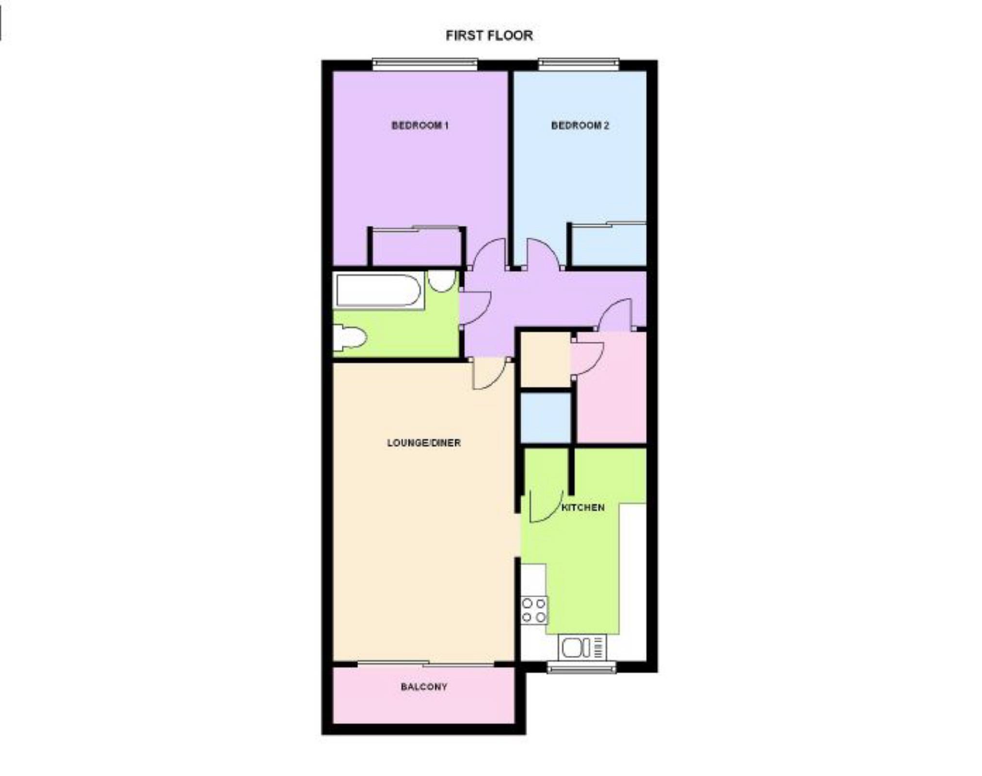 Upper Church Road, WestonSuperMare BS23, 2 bedroom flat for sale
