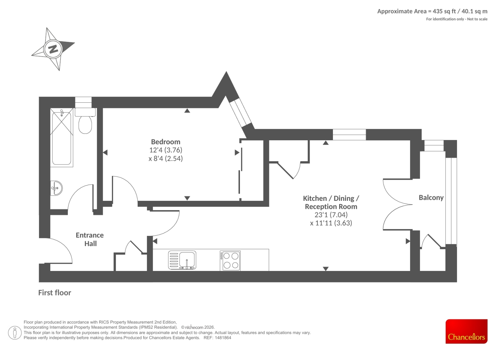 Flat 4 6-8 High Street, 4, Flat 4 6-8 High Street, Slough floorplan