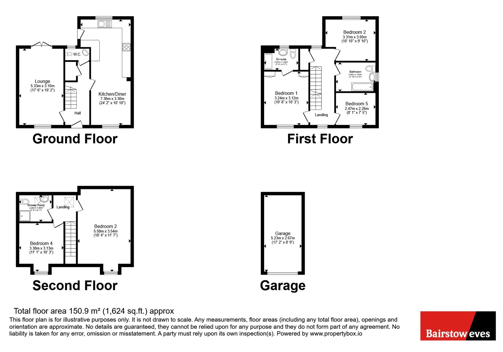 10, Cornmill Road, Nottinghamshire floorplan